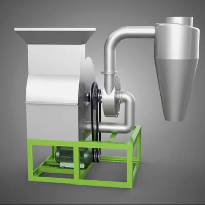Crusher Hammer Mill Cyclone Dust Suction Separator Machine
