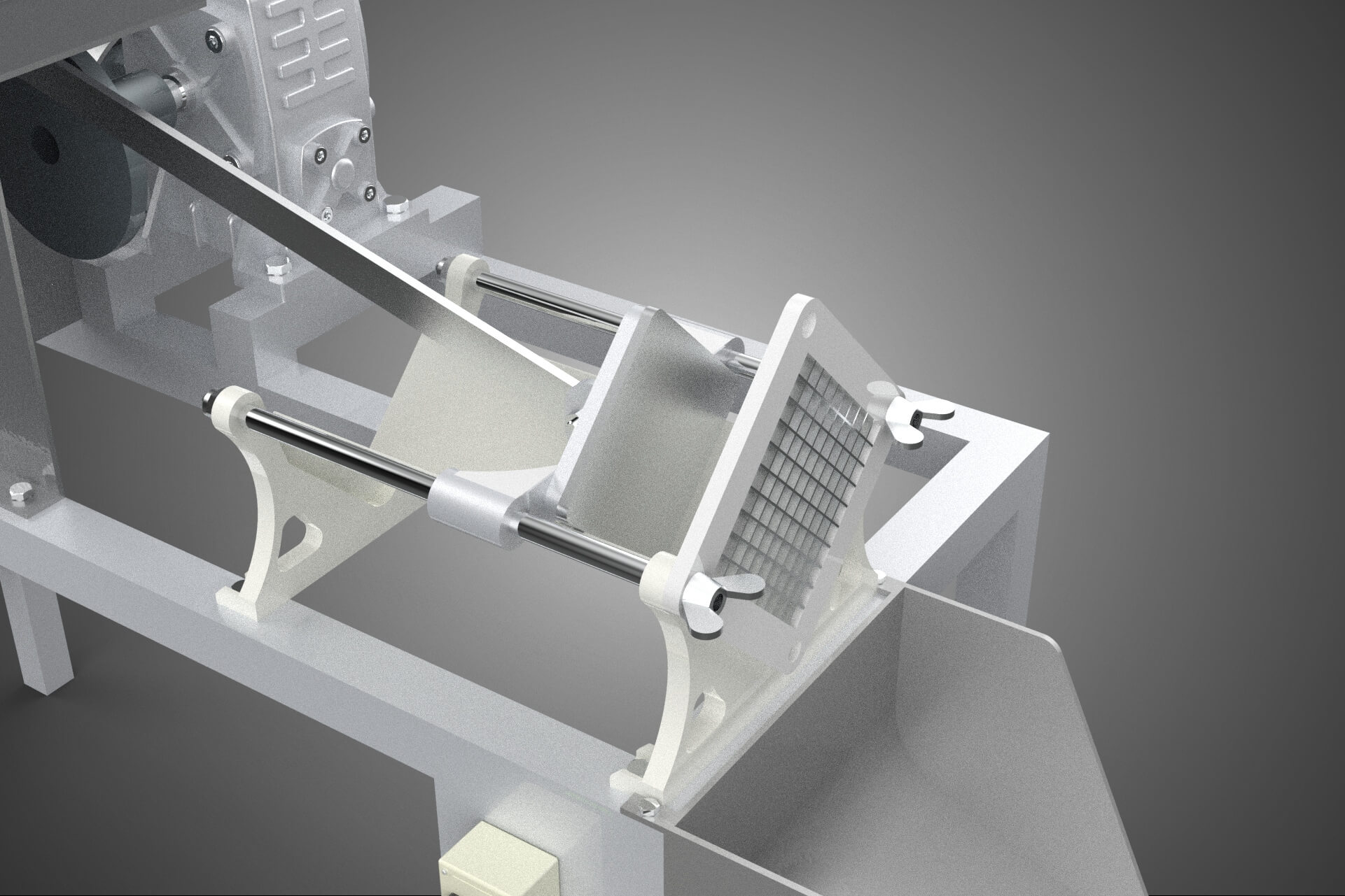 Electric French Fry Fries Potato Chip Cutter Slicer Machine 3D Model