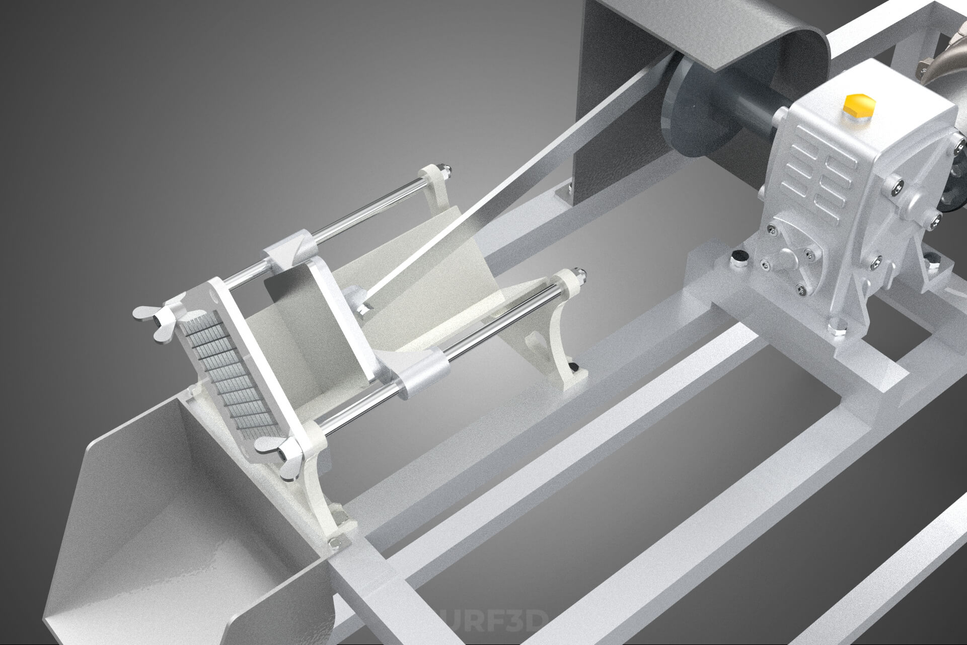 Electric French Fry Fries Potato Chip Cutter Slicer Machine 3D Model