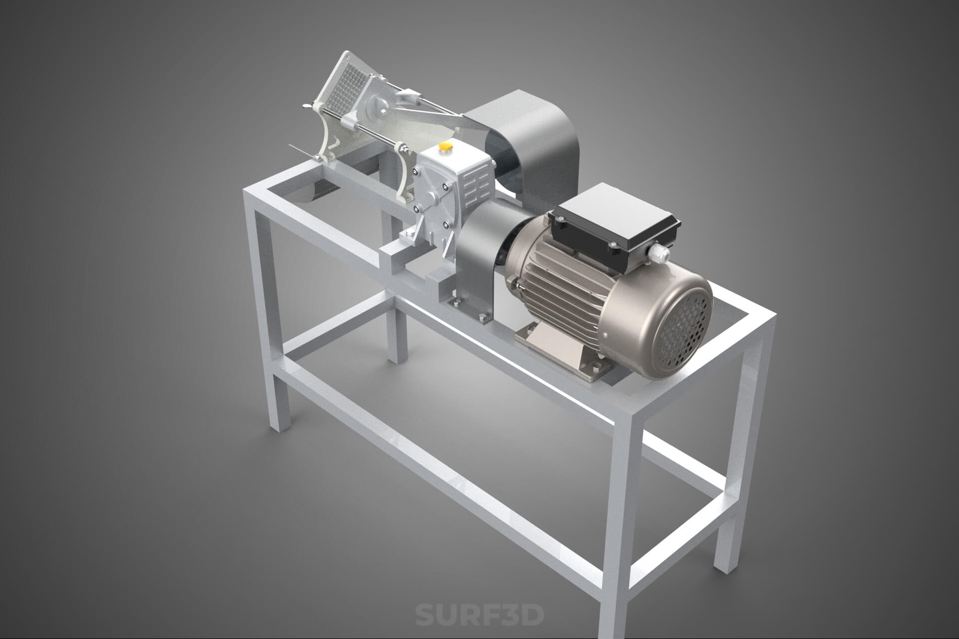 Electric French Fry Fries Potato Chip Cutter Slicer Machine 3D Model