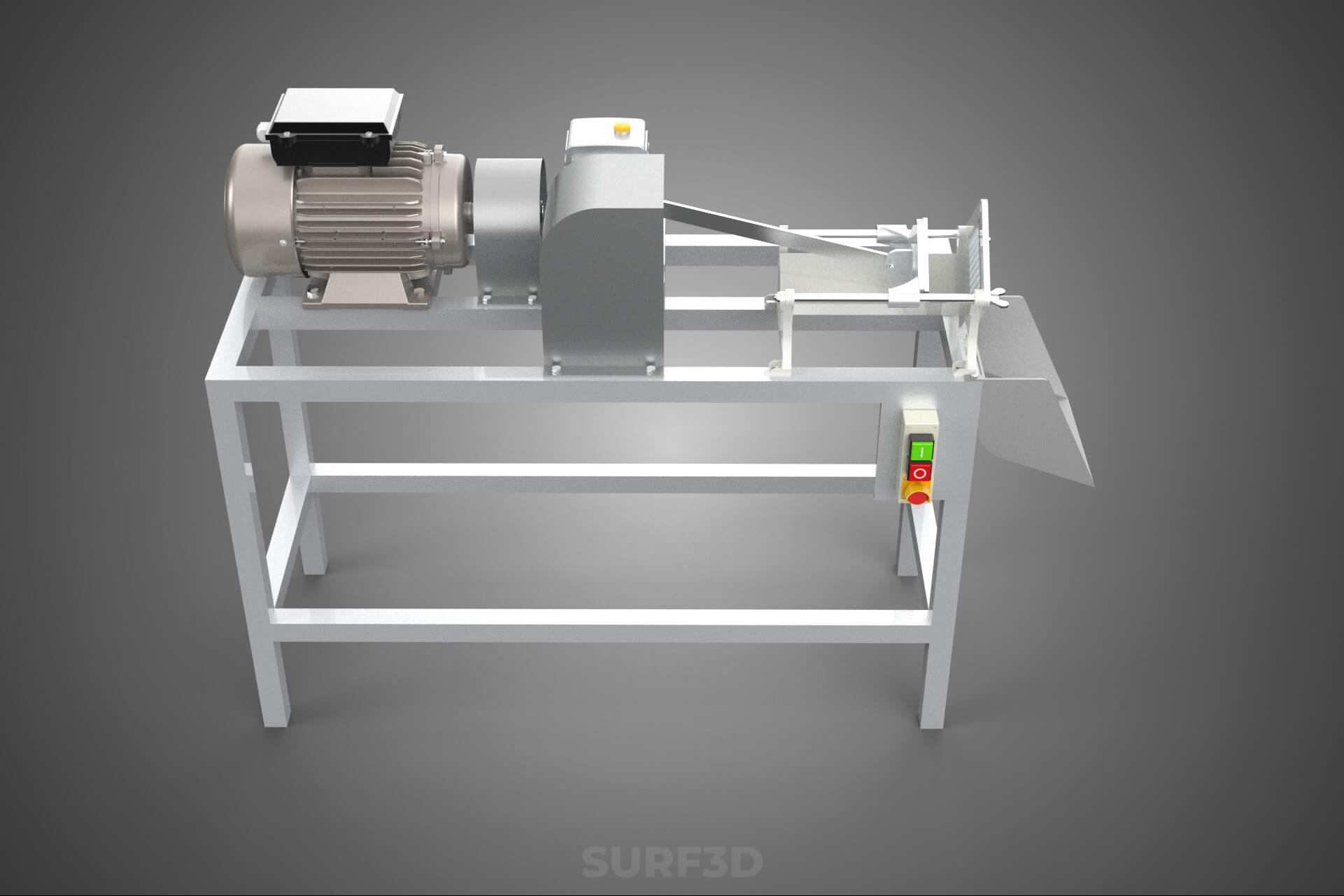 Electric French Fry Fries Potato Chip Cutter Slicer Machine 3D Model