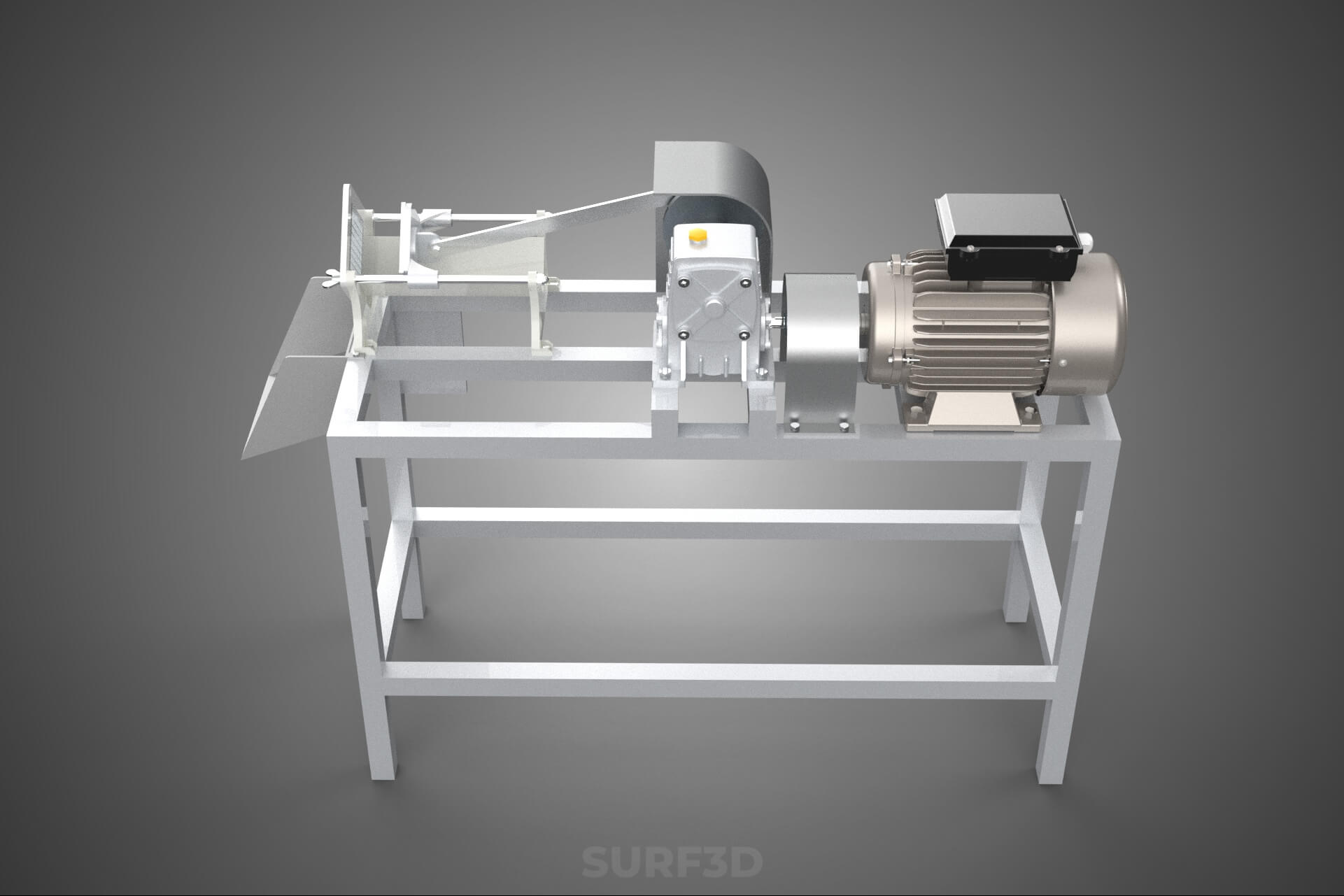 Electric French Fry Fries Potato Chip Cutter Slicer Machine 3D Model