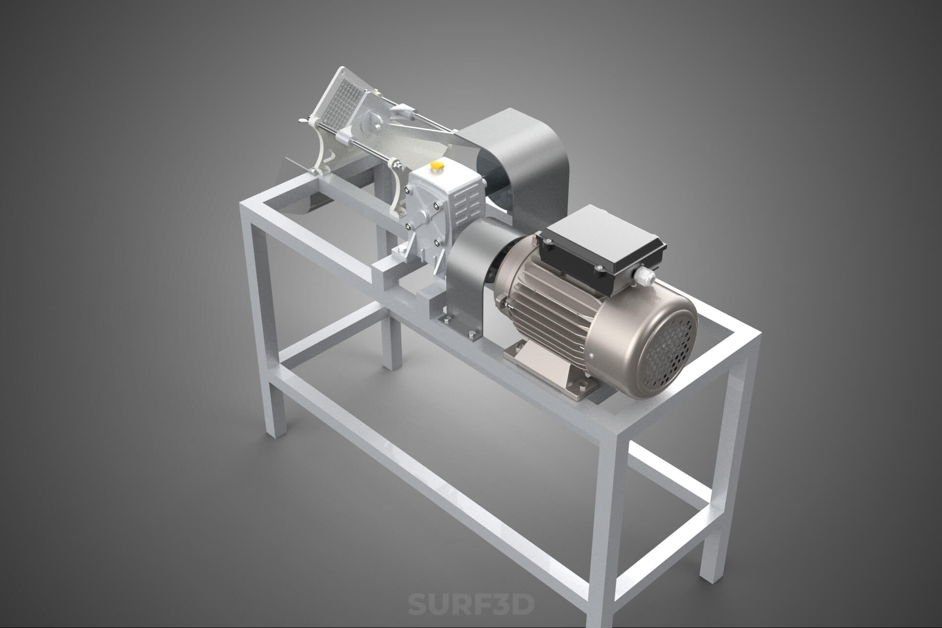 Electric French Fry Fries Potato Chip Cutter Slicer Machine 3D Model