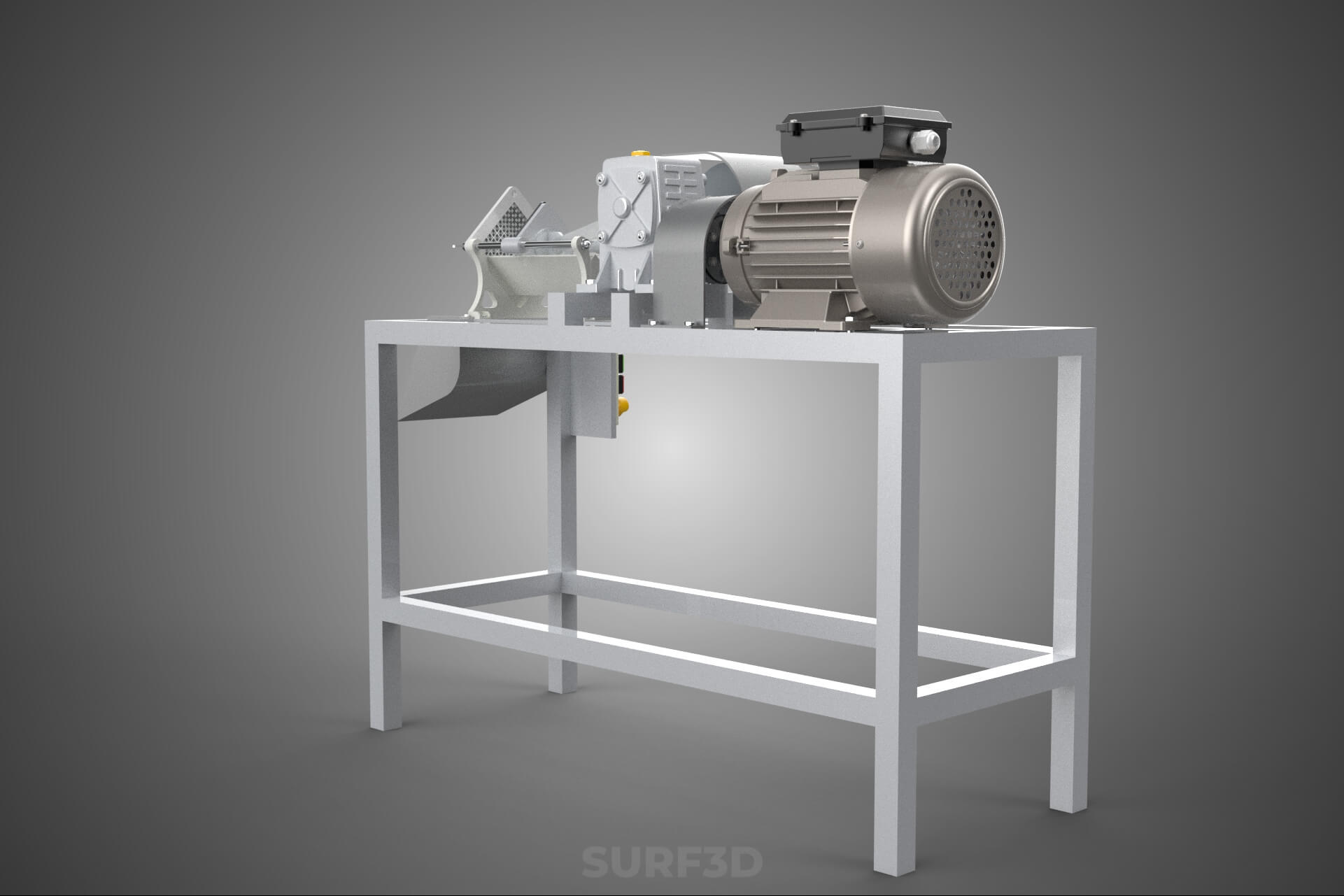 Electric French Fry Fries Potato Chip Cutter Slicer Machine 3D Model