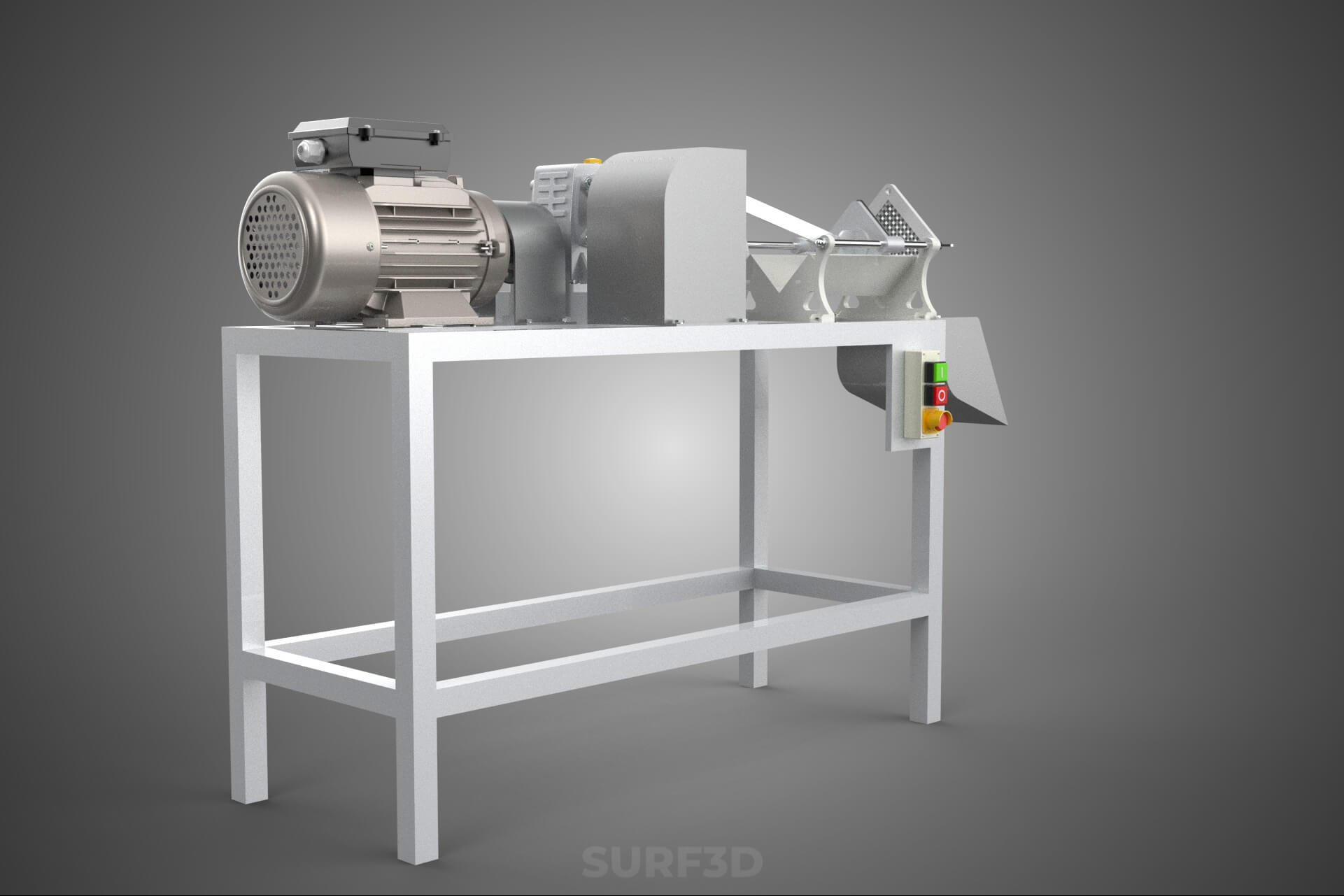 Electric French Fry Fries Potato Chip Cutter Slicer Machine 3D Model