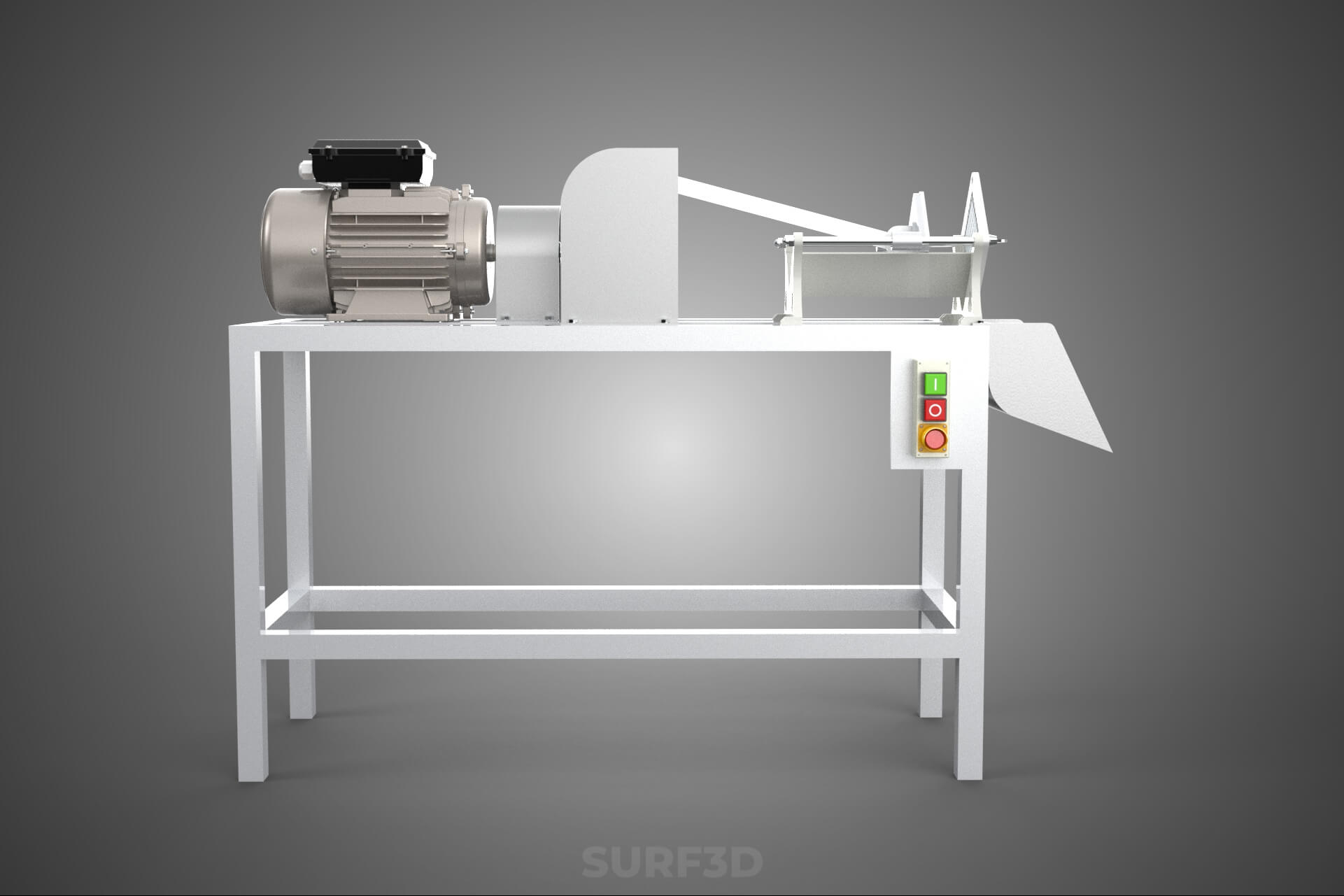 Electric French Fry Fries Potato Chip Cutter Slicer Machine 3D Model