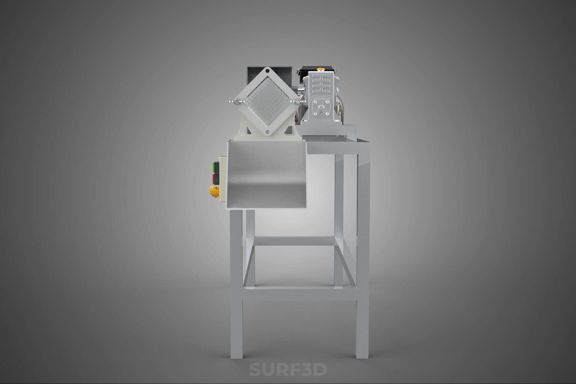 Electric French Fry Fries Potato Chip Cutter Slicer Machine 3D Model