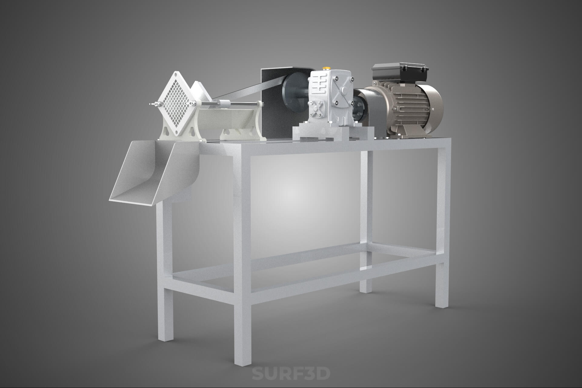 Electric French Fry Fries Potato Chip Cutter Slicer Machine 3D Model