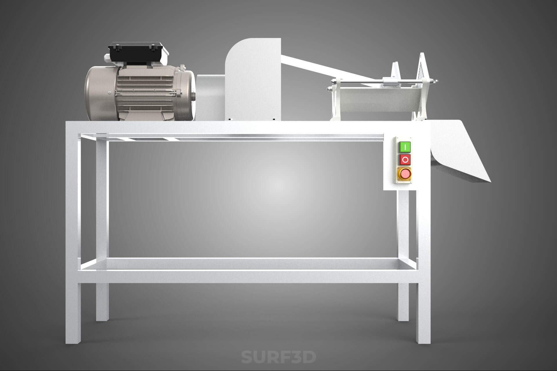 Electric French Fry Fries Potato Chip Cutter Slicer Machine 3D Model