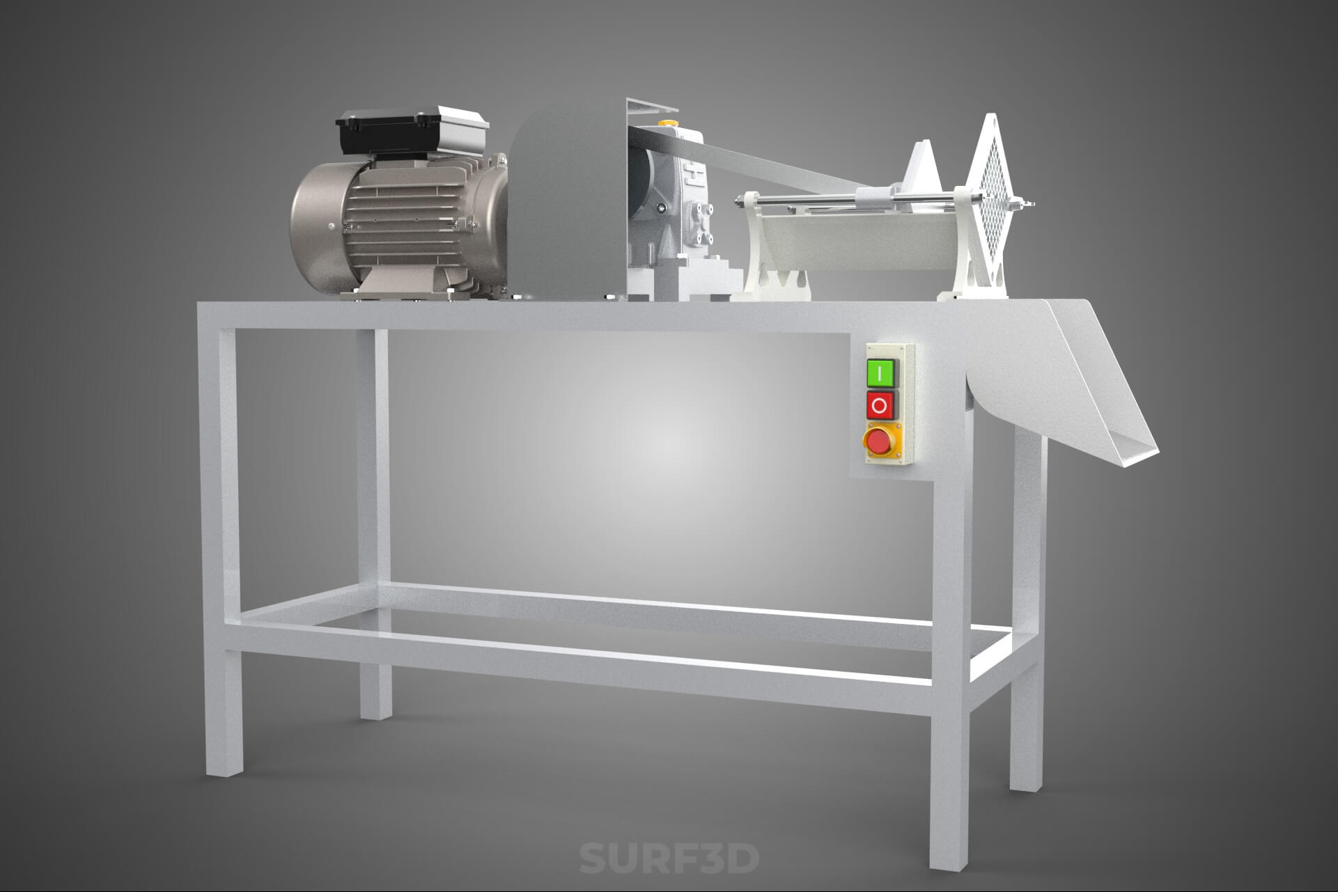 Electric French Fry Fries Potato Chip Cutter Slicer Machine 3D Model