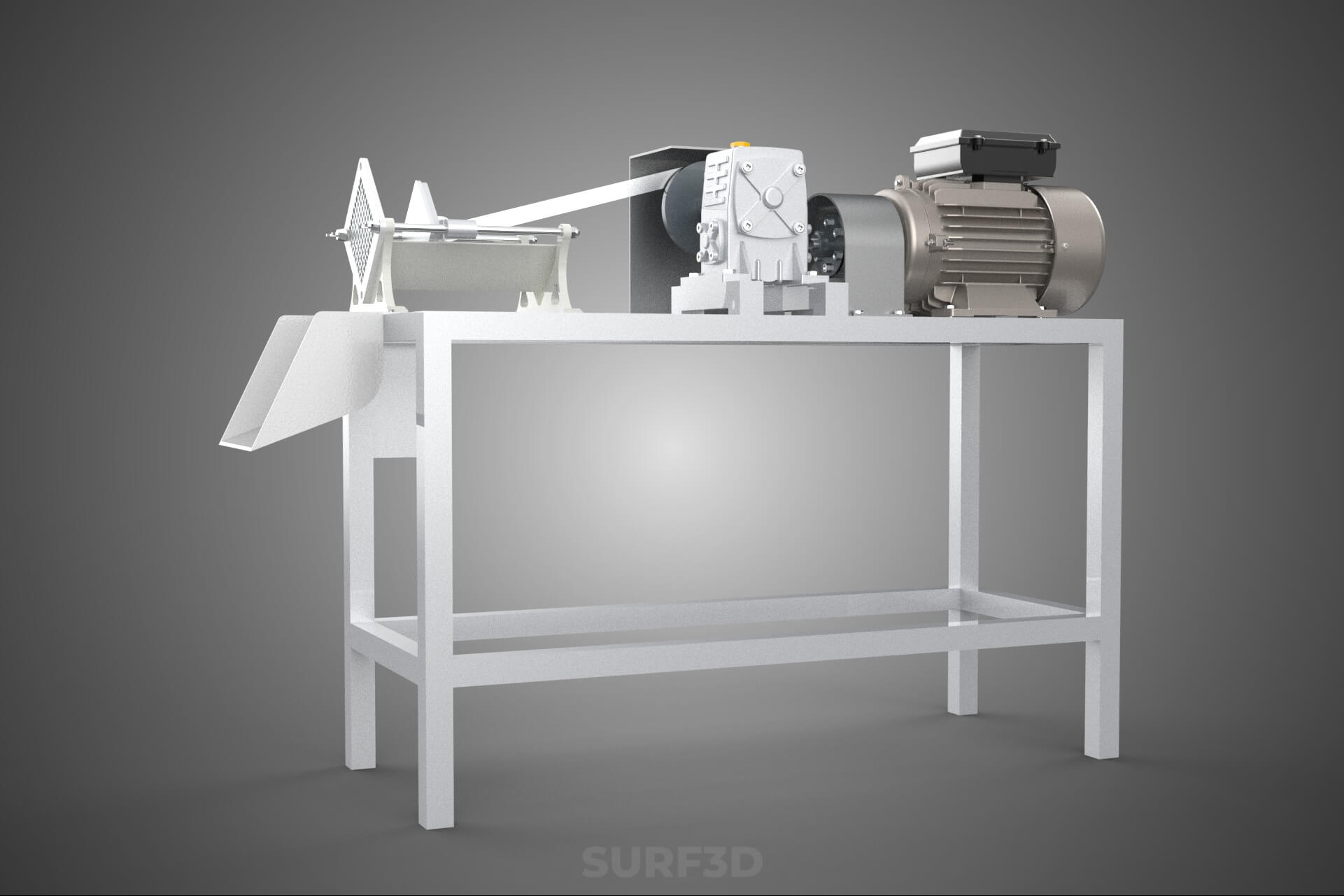 Electric French Fry Fries Potato Chip Cutter Slicer Machine 3D Model