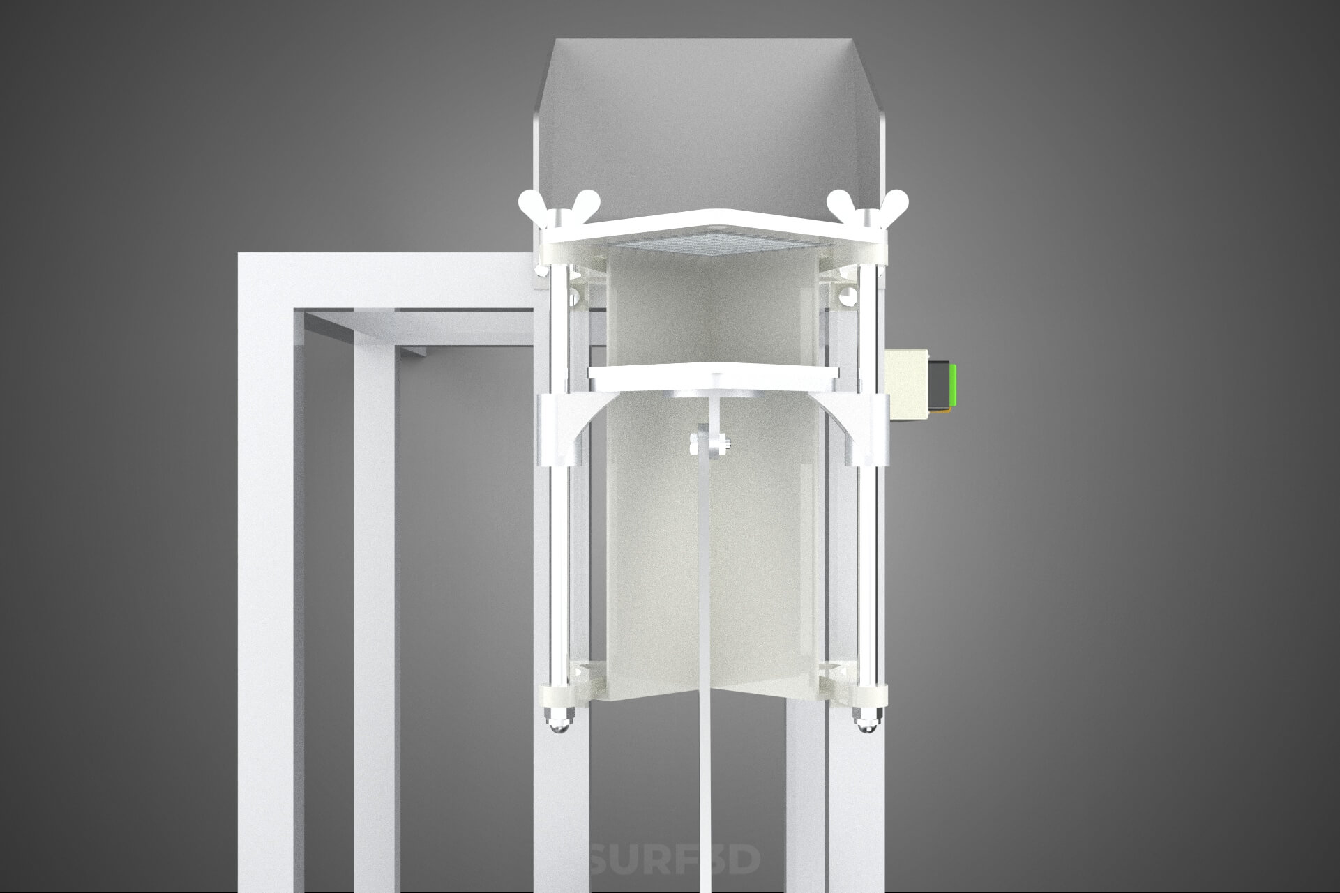Electric French Fry Fries Potato Chip Cutter Slicer Machine 3D Model