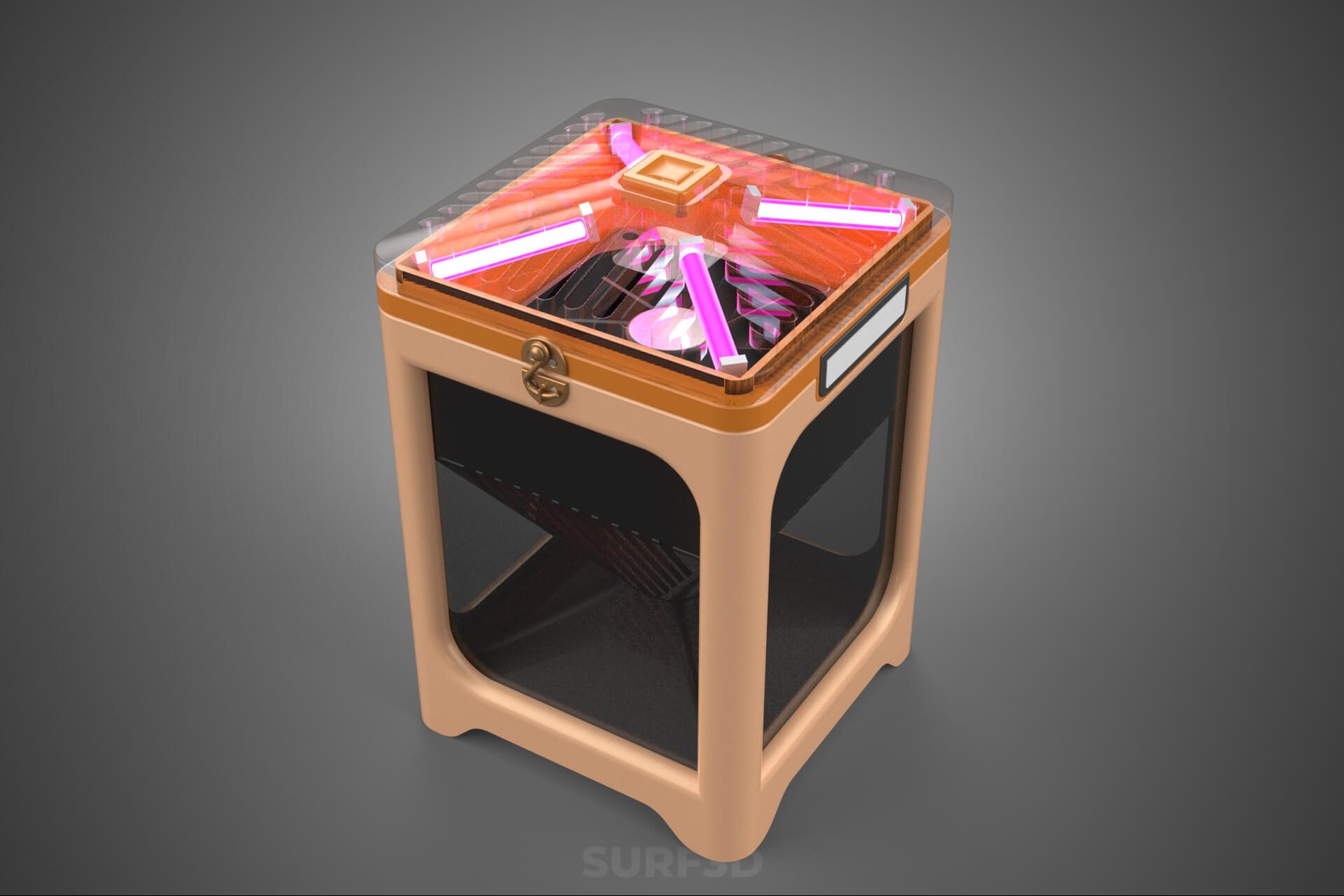Electric Mosquito Killer Trap Zapper UV Light Suction Fan 3D Model