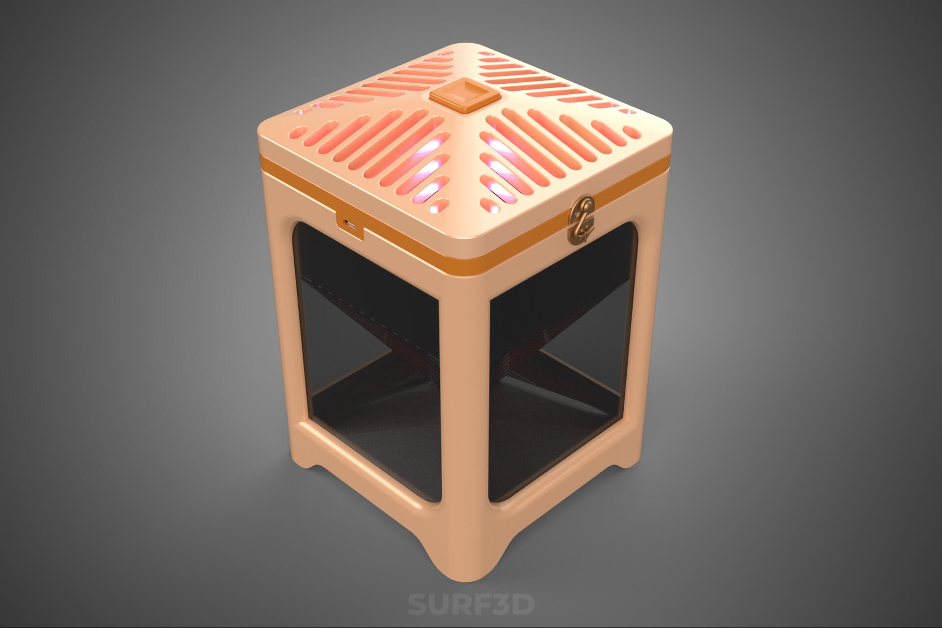 Electric Mosquito Killer Trap Zapper UV Light Suction Fan 3D Model