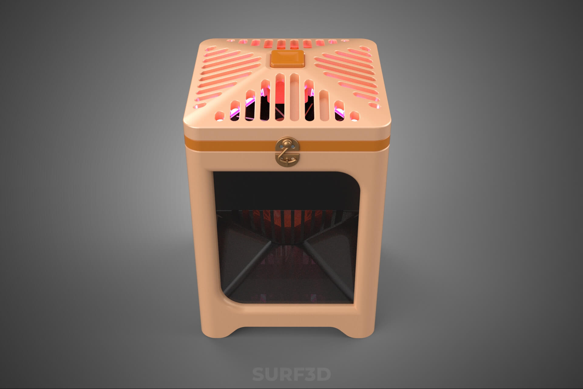 Electric Mosquito Killer Trap Zapper UV Light Suction Fan 3D Model