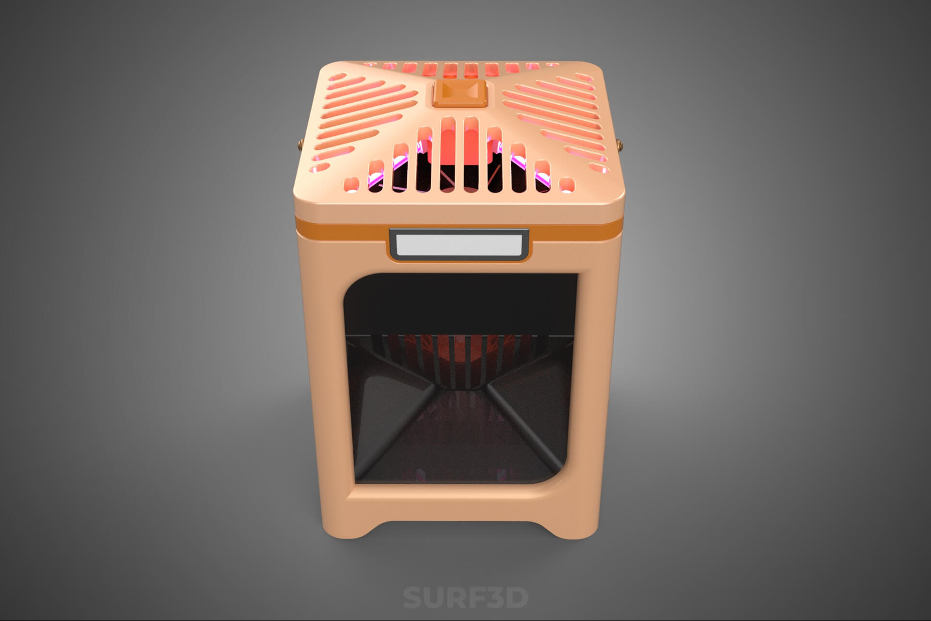 Electric Mosquito Killer Trap Zapper UV Light Suction Fan 3D Model