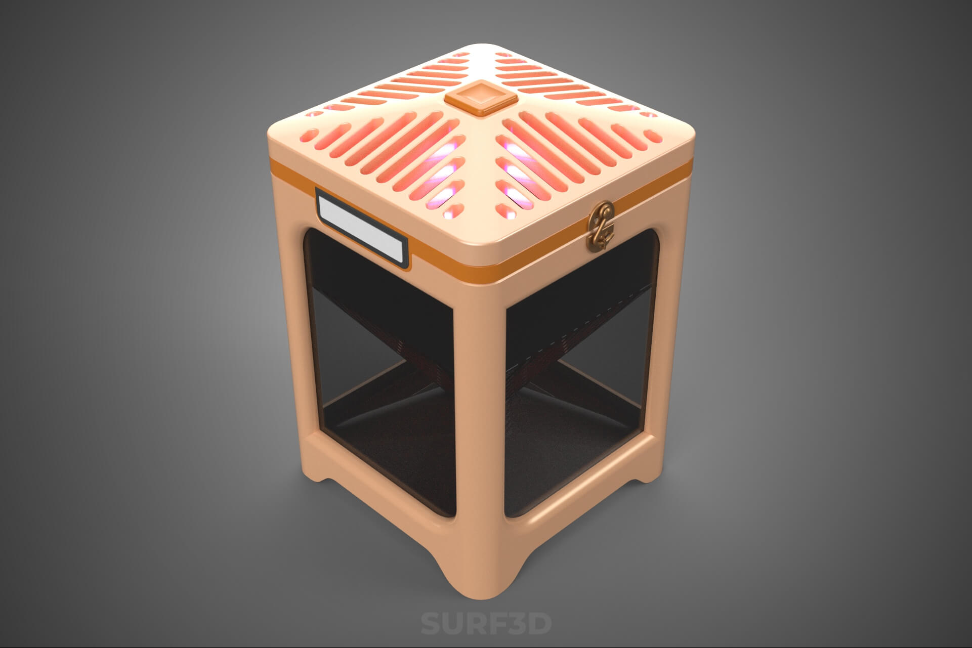 Electric Mosquito Killer Trap Zapper UV Light Suction Fan 3D Model