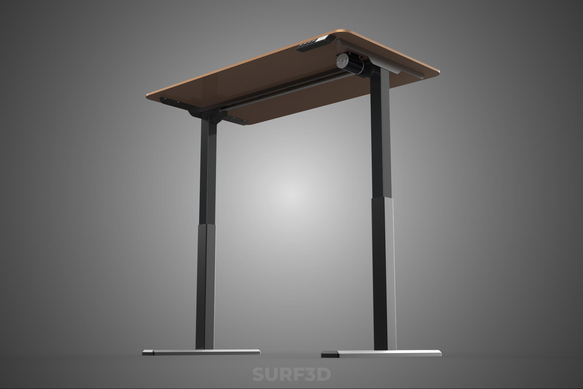 Electric Sit Standing Work Desk Table Lift Height Adjustable 3D Model