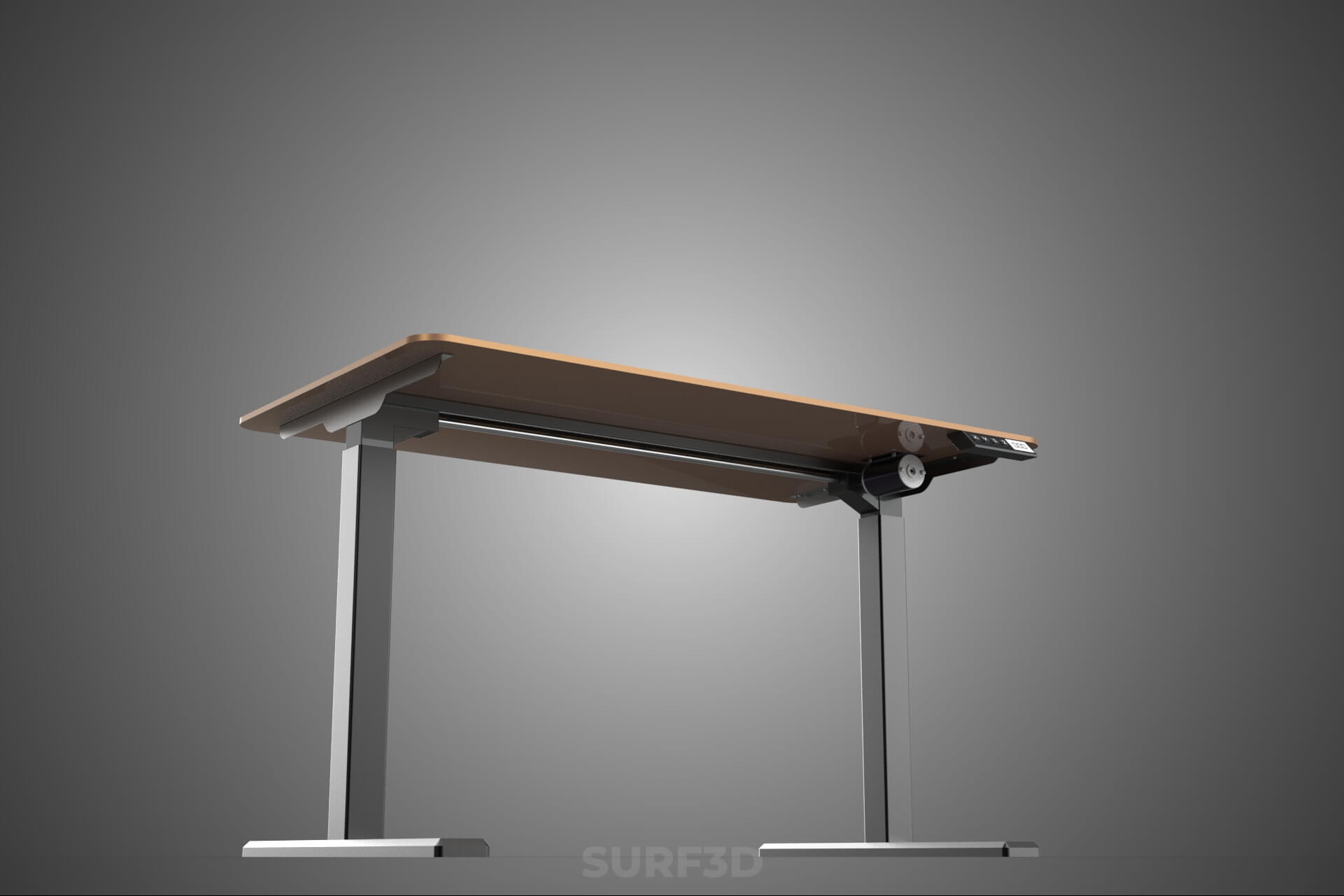 Electric Sit Standing Work Desk Table Lift Height Adjustable 3D Model