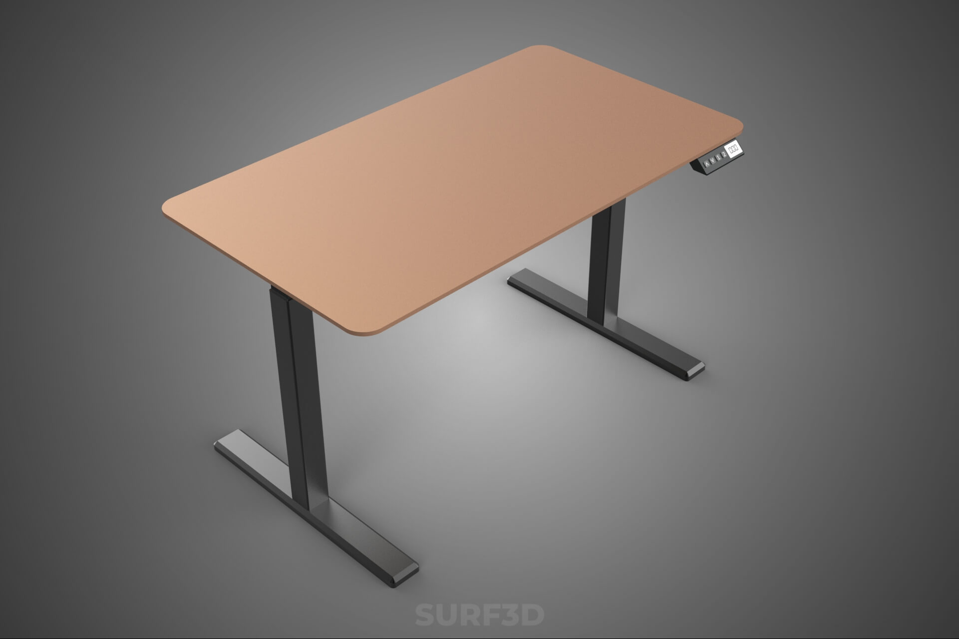 Electric Sit Standing Work Desk Table Lift Height Adjustable 3D Model