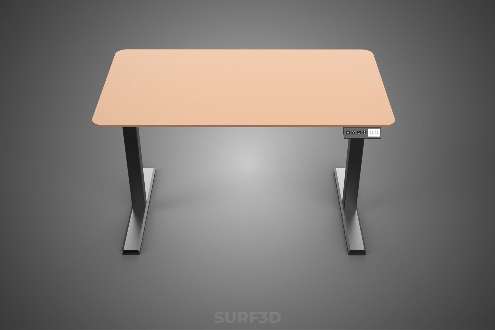 Electric Sit Standing Work Desk Table Lift Height Adjustable 3D Model