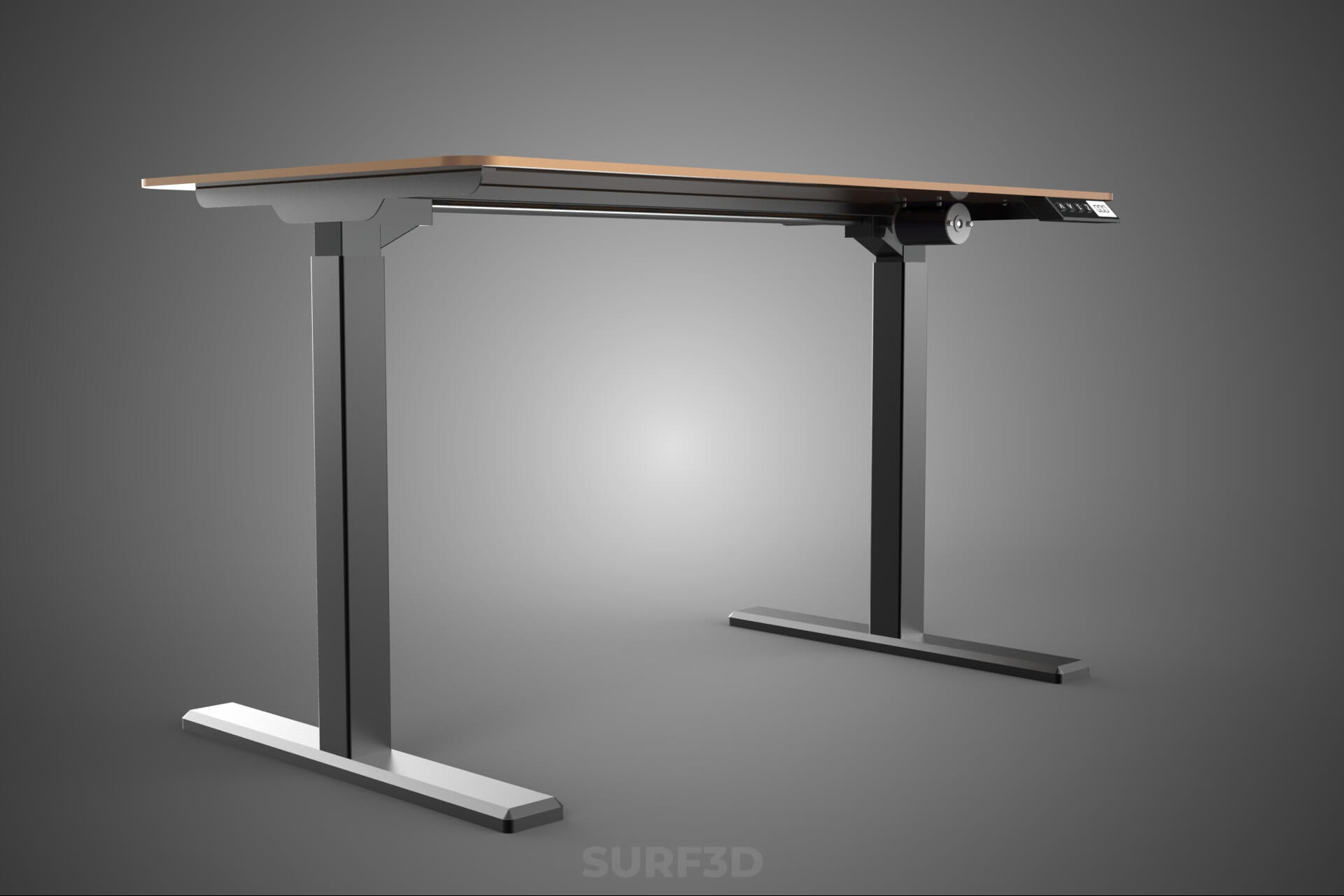 Electric Sit Standing Work Desk Table Lift Height Adjustable 3D Model