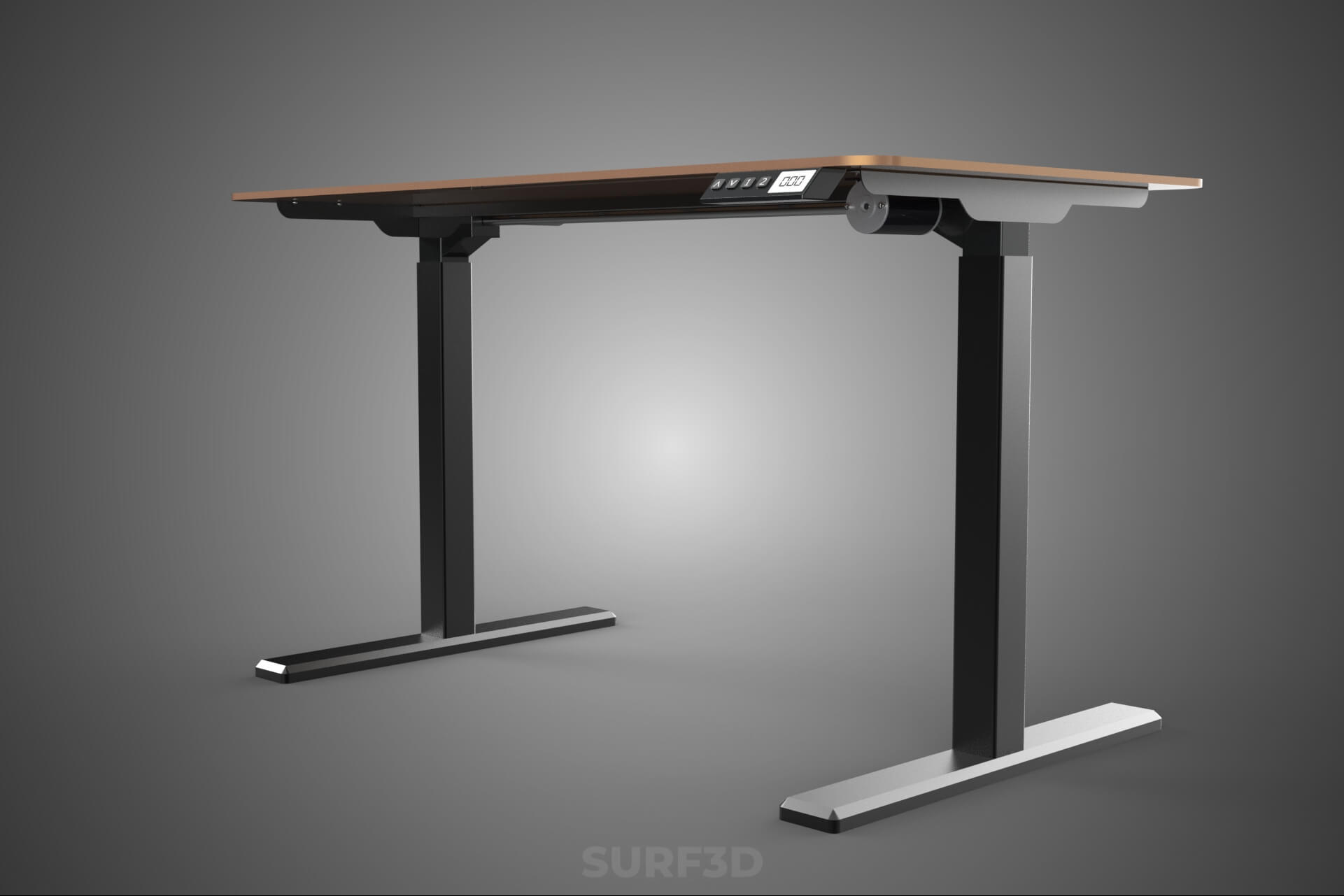 Electric Sit Standing Work Desk Table Lift Height Adjustable 3D Model