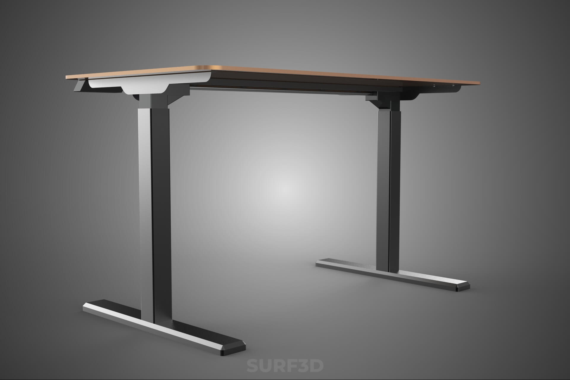 Electric Sit Standing Work Desk Table Lift Height Adjustable 3D Model