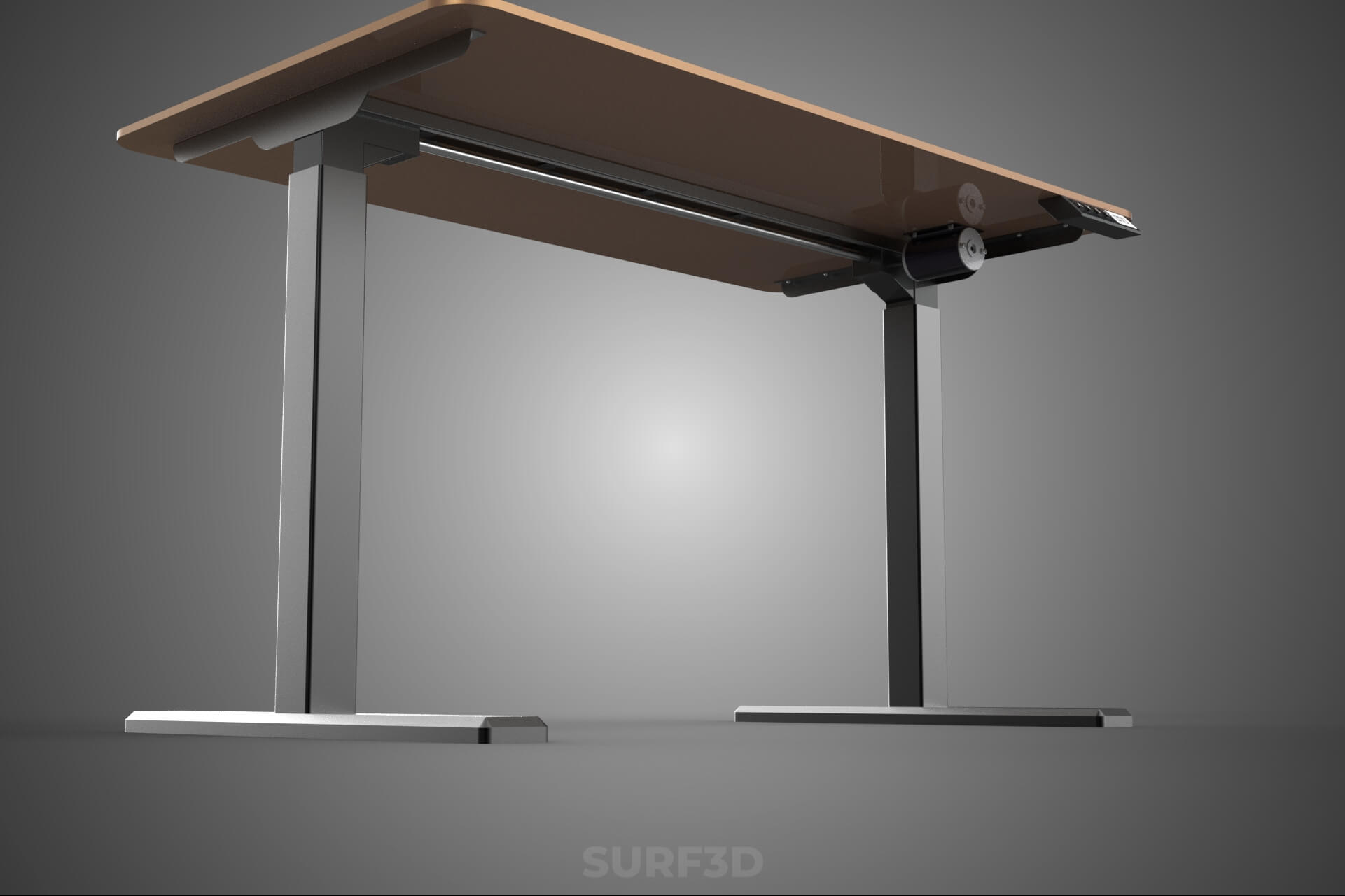 Electric Sit Standing Work Desk Table Lift Height Adjustable 3D Model