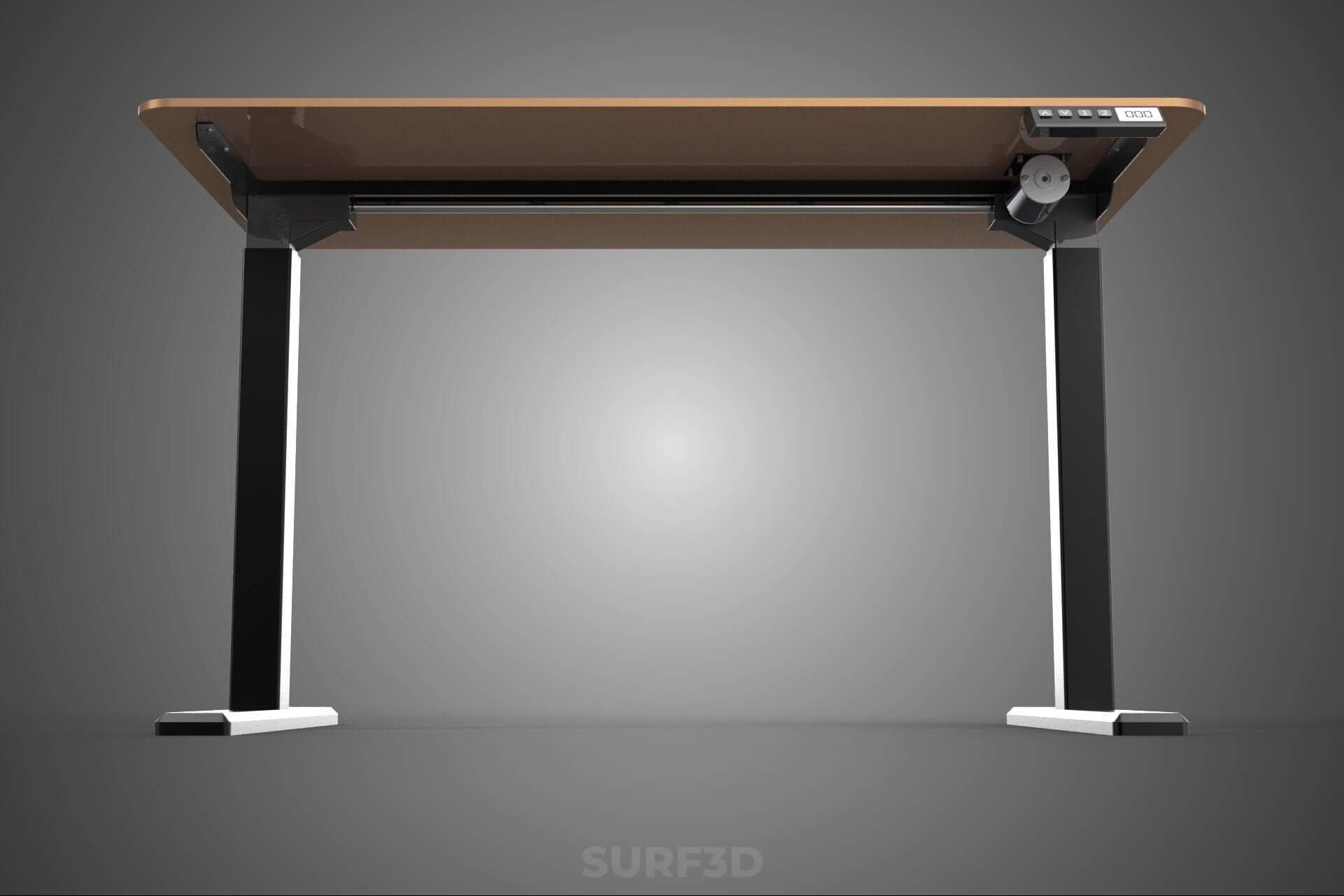 Electric Sit Standing Work Desk Table Lift Height Adjustable 3D Model