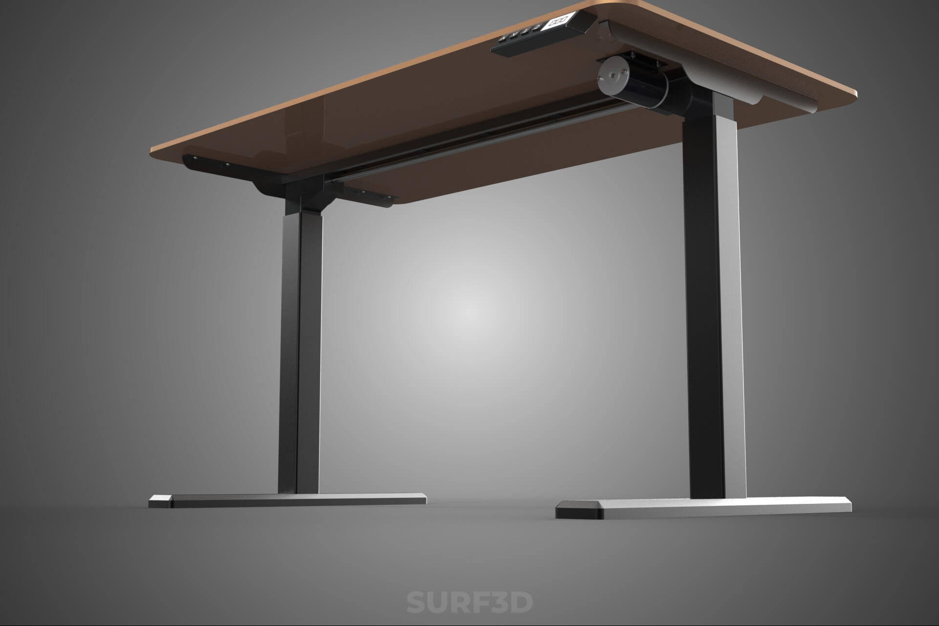 Electric Sit Standing Work Desk Table Lift Height Adjustable 3D Model