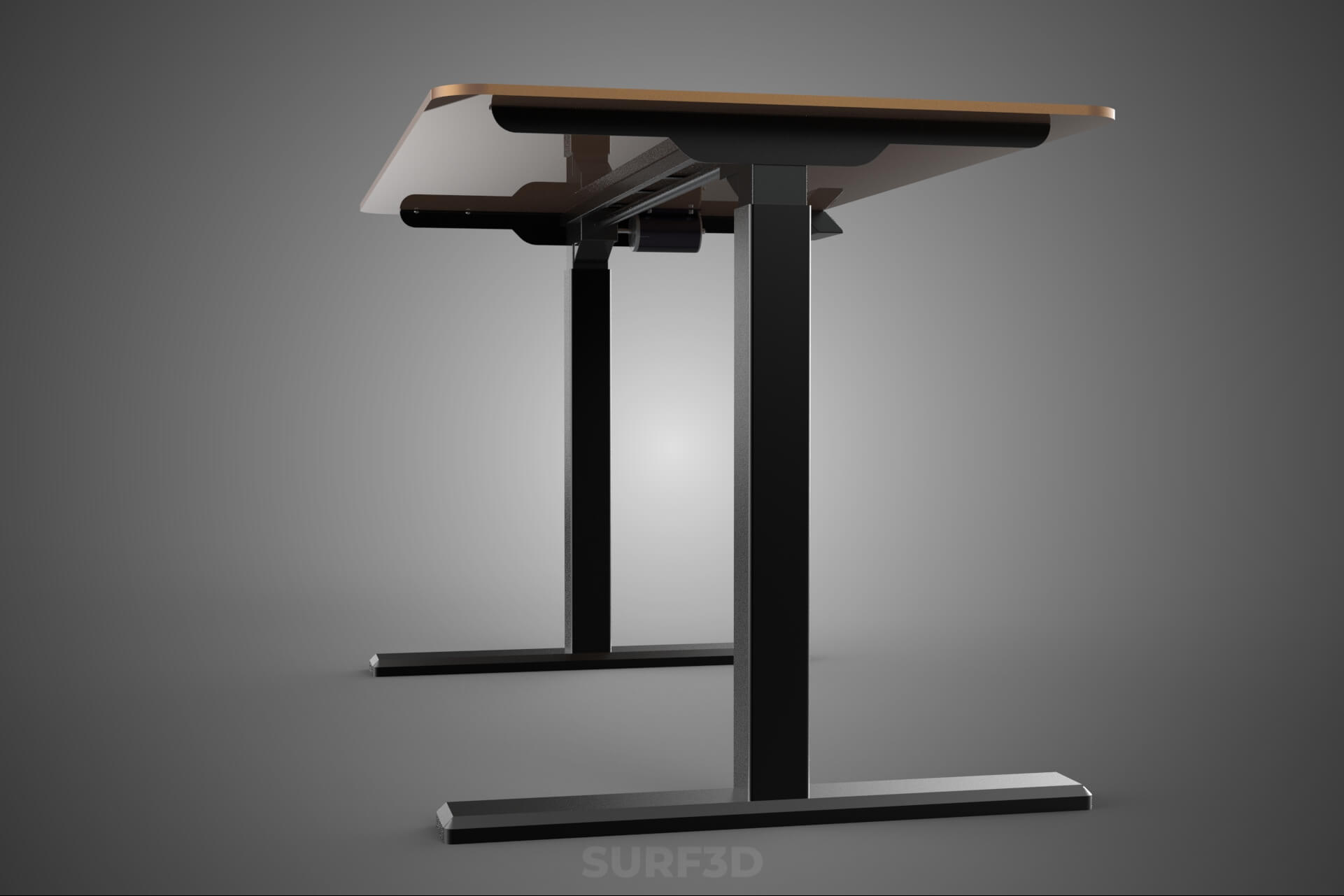 Electric Sit Standing Work Desk Table Lift Height Adjustable 3D Model