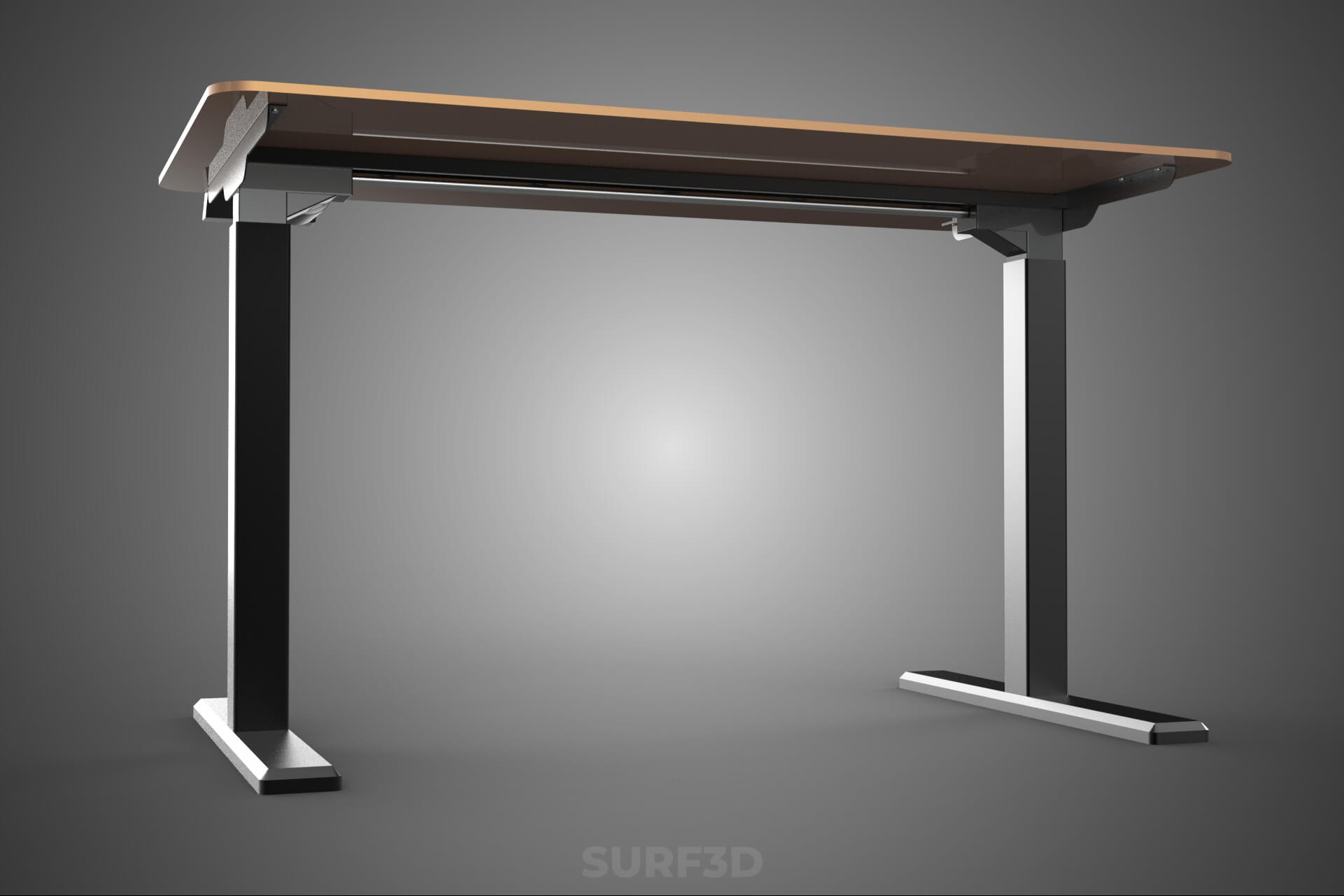 Electric Sit Standing Work Desk Table Lift Height Adjustable 3D Model