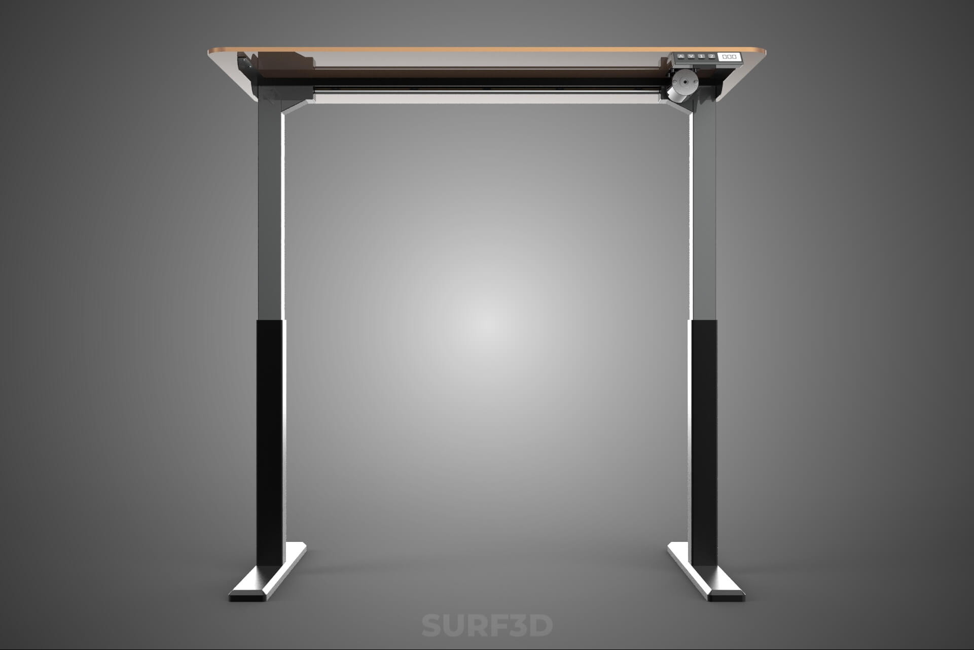 Electric Sit Standing Work Desk Table Lift Height Adjustable 3D Model