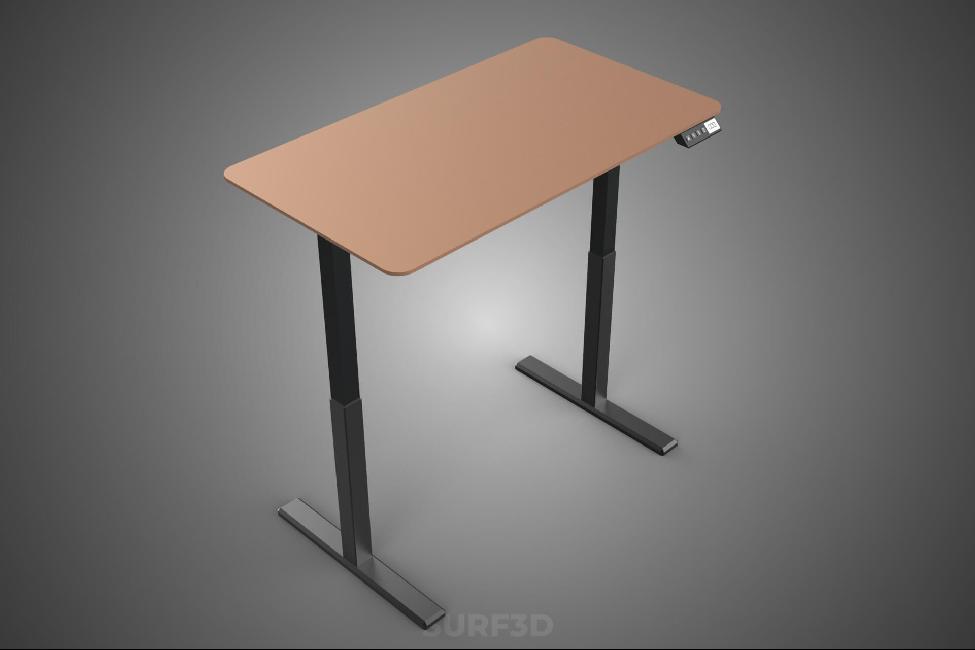 Electric Sit Standing Work Desk Table Lift Height Adjustable 3D Model