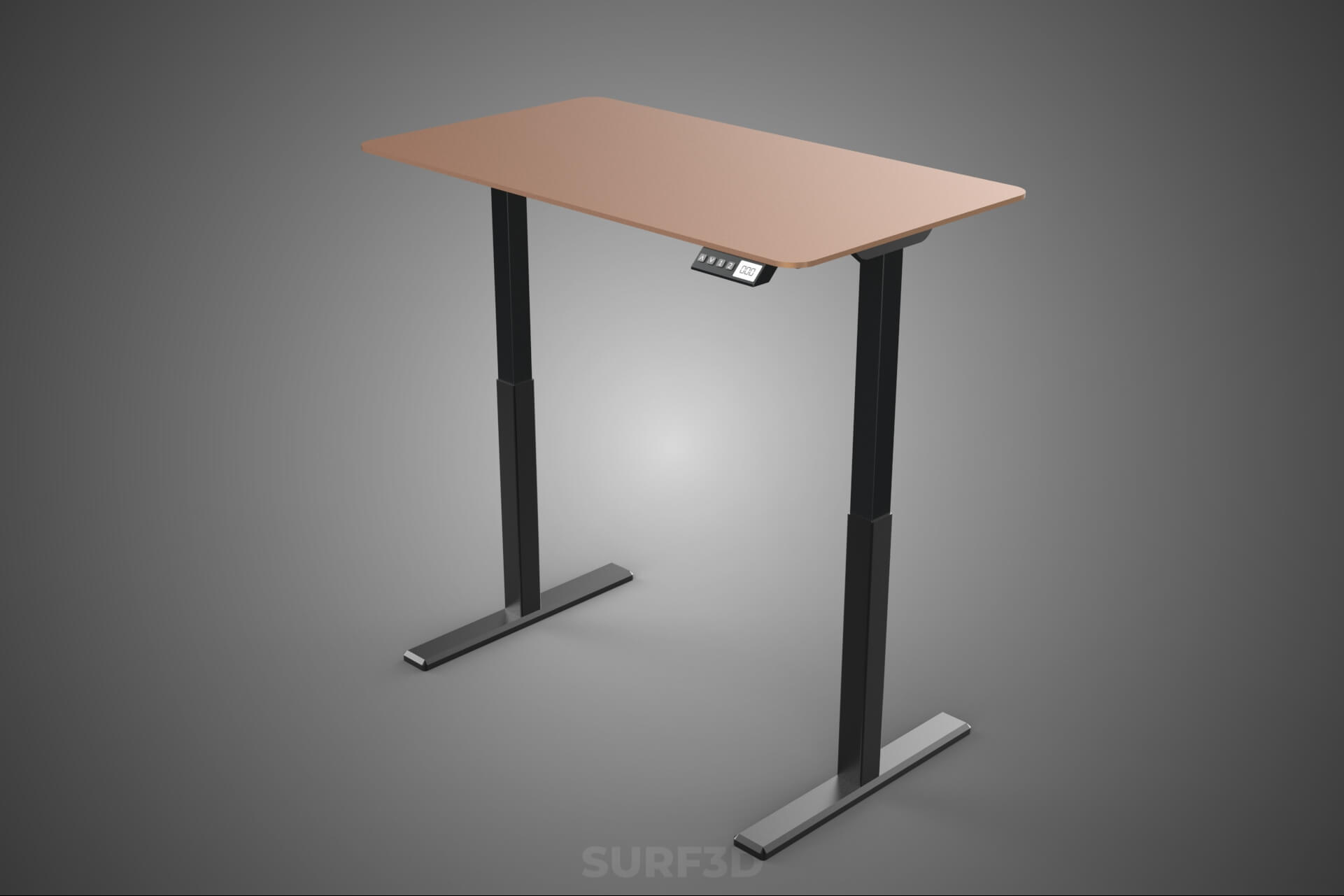 Electric Sit Standing Work Desk Table Lift Height Adjustable 3D Model