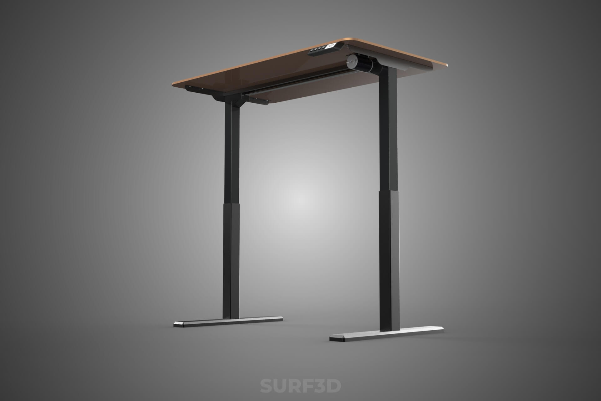 Electric Sit Standing Work Desk Table Lift Height Adjustable 3D Model