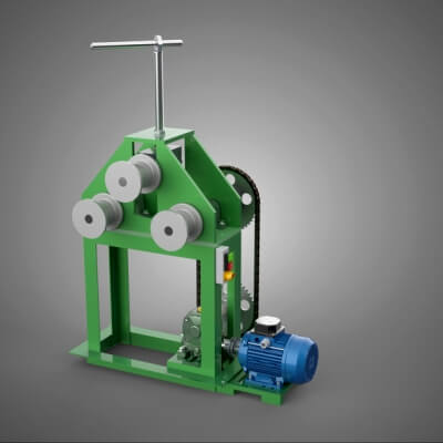Electric Tube Pipe Bender Rolling Roller Arc Bending Machine