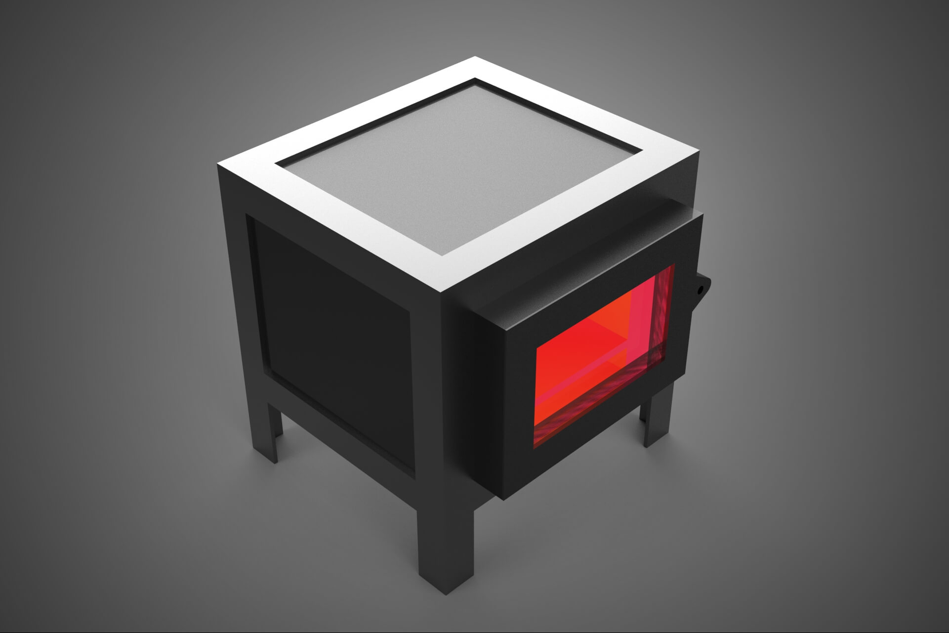 Forge Melting Furnace Treatment Forging Kiln Oven Burner Hot 3D Model