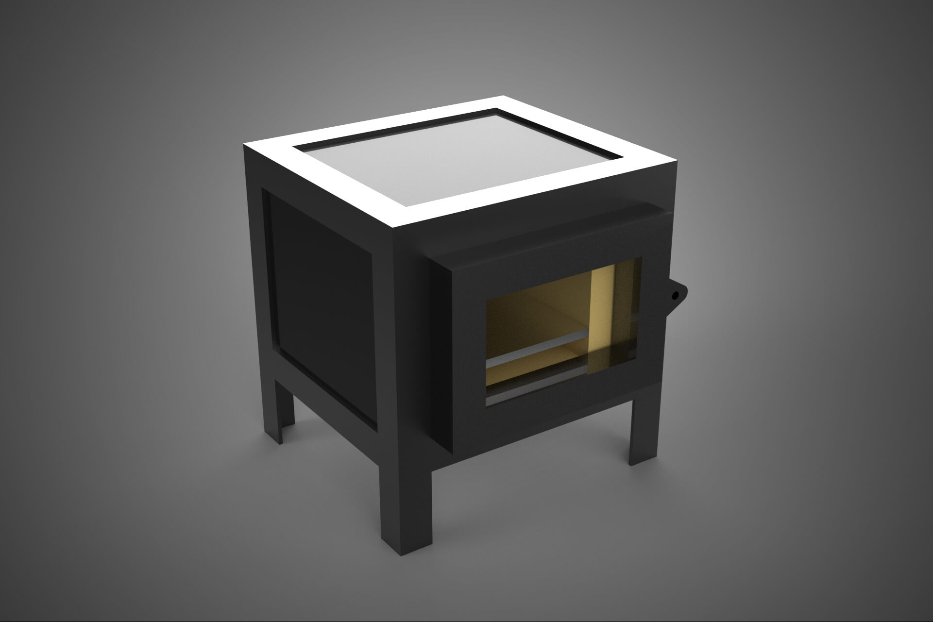 Forge Melting Furnace Treatment Forging Kiln Oven Burner Hot 3D Model