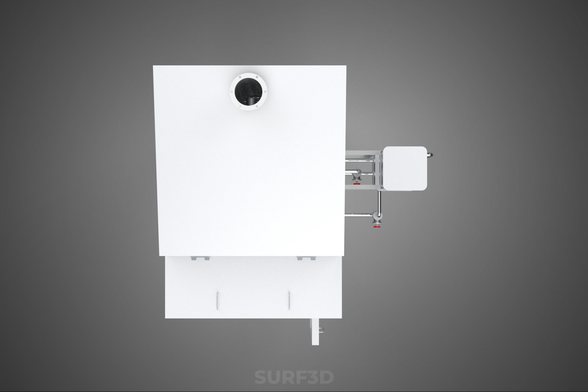 Incinerator Burner Waste Disposal Cremation Furnace Machine 3D Model