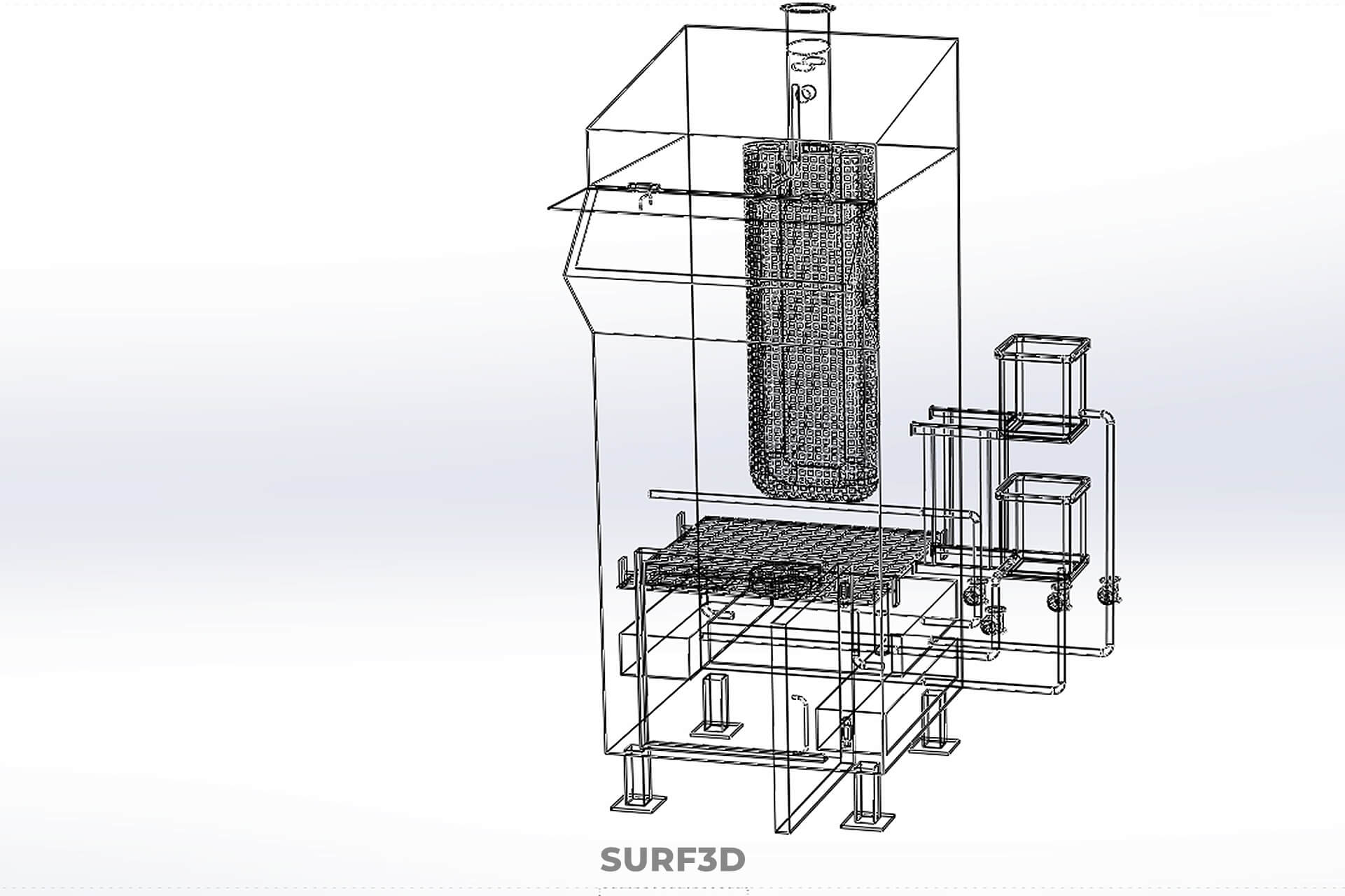 Incinerator Burner Waste Disposal Cremation Furnace Machine 3D Model