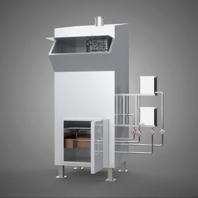 Incinerator Burner Waste Disposal Cremation Furnace Machine