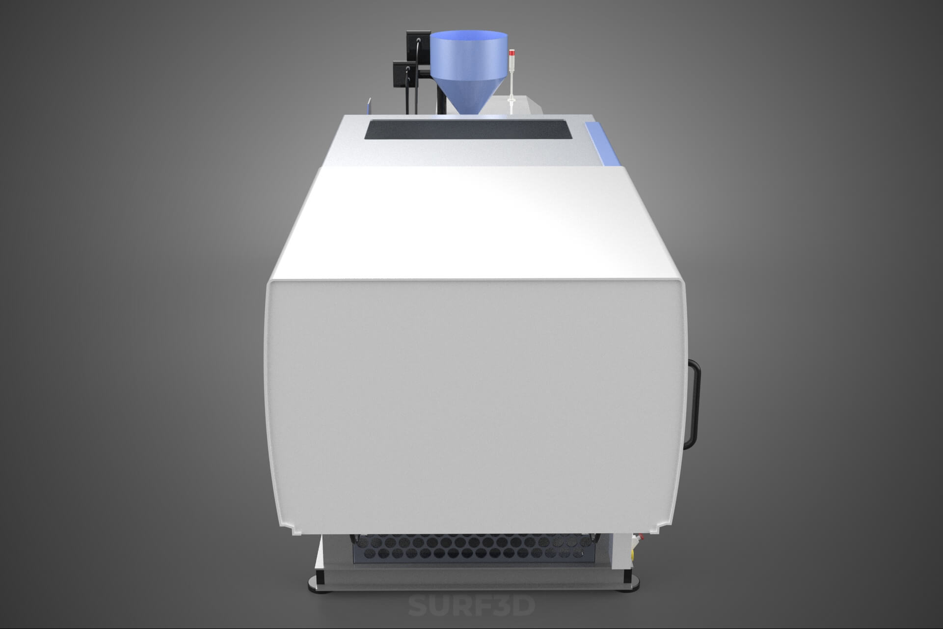 Industrial Plastic Mold Injection Molding Press CNC Machine 3D Model