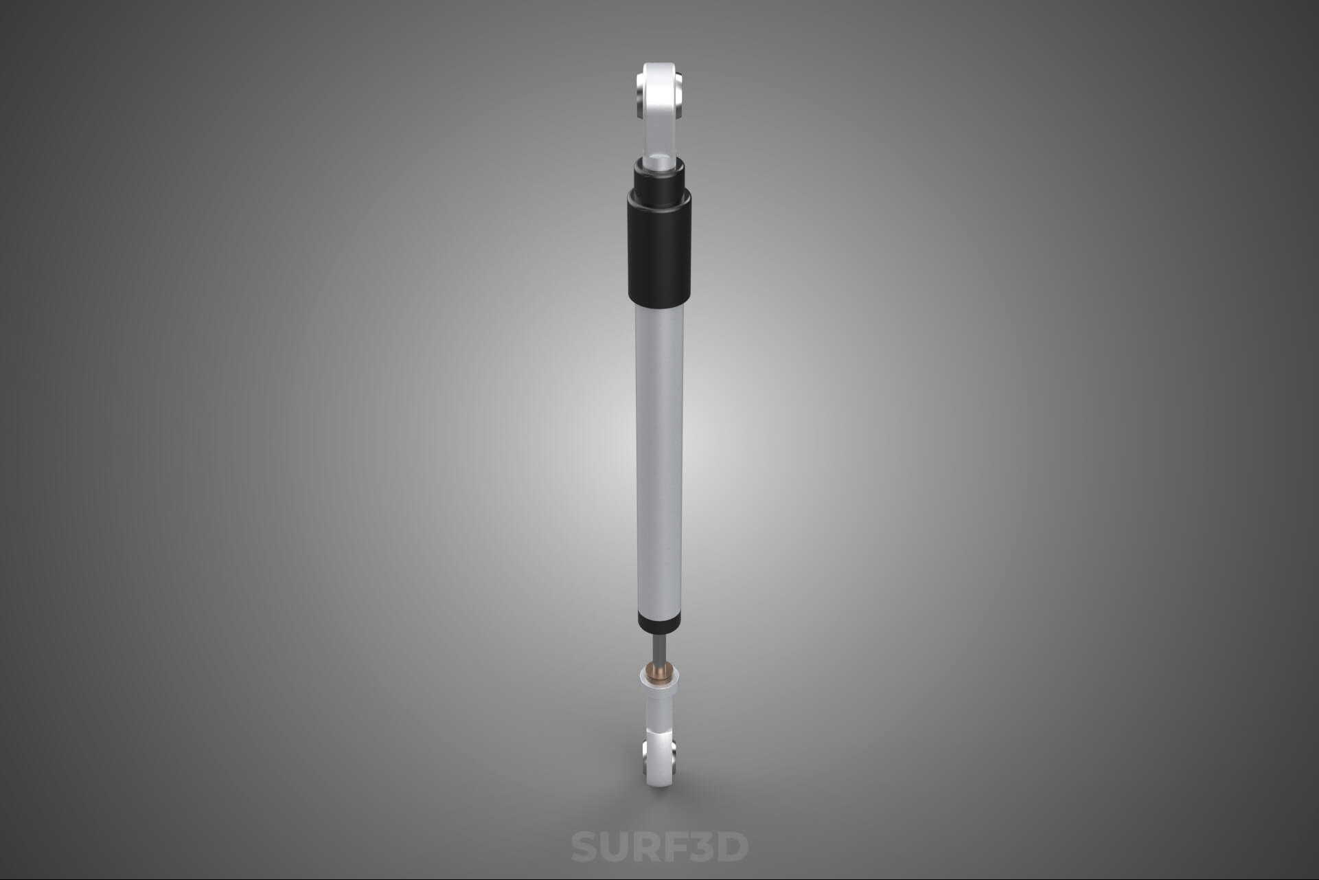 Linear Motion Position Sensor Transducer Potentiometer Track 3D Model