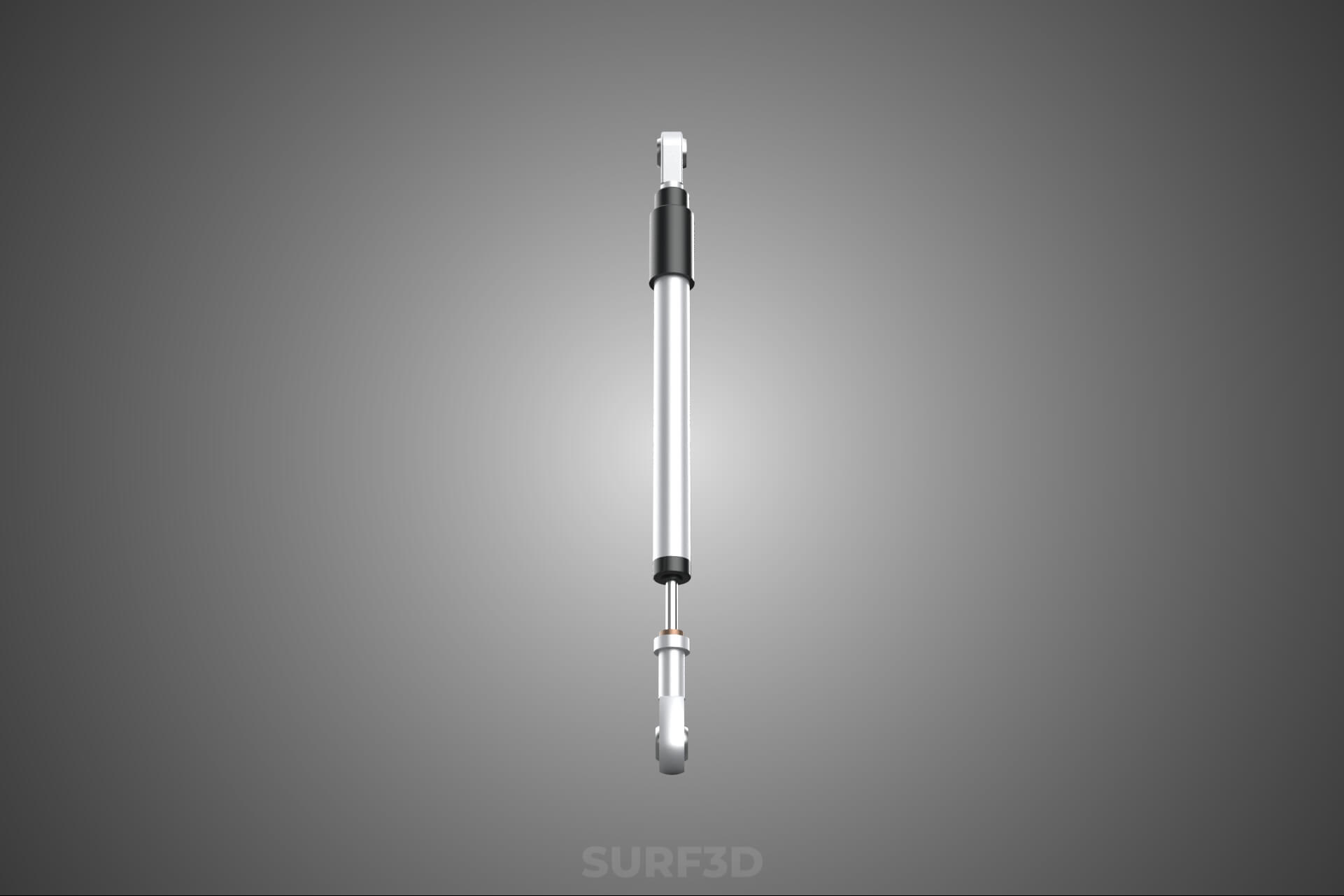 Linear Motion Position Sensor Transducer Potentiometer Track 3D Model