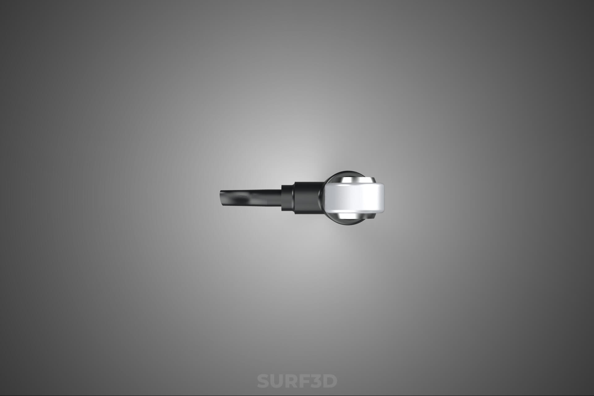 Linear Motion Position Sensor Transducer Potentiometer Track 3D Model