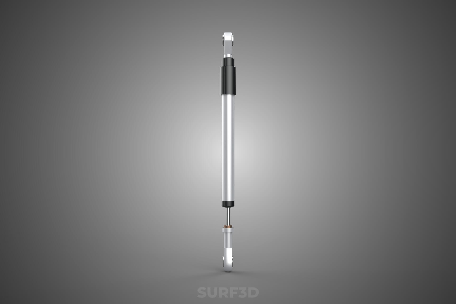 Linear Motion Position Sensor Transducer Potentiometer Track 3D Model