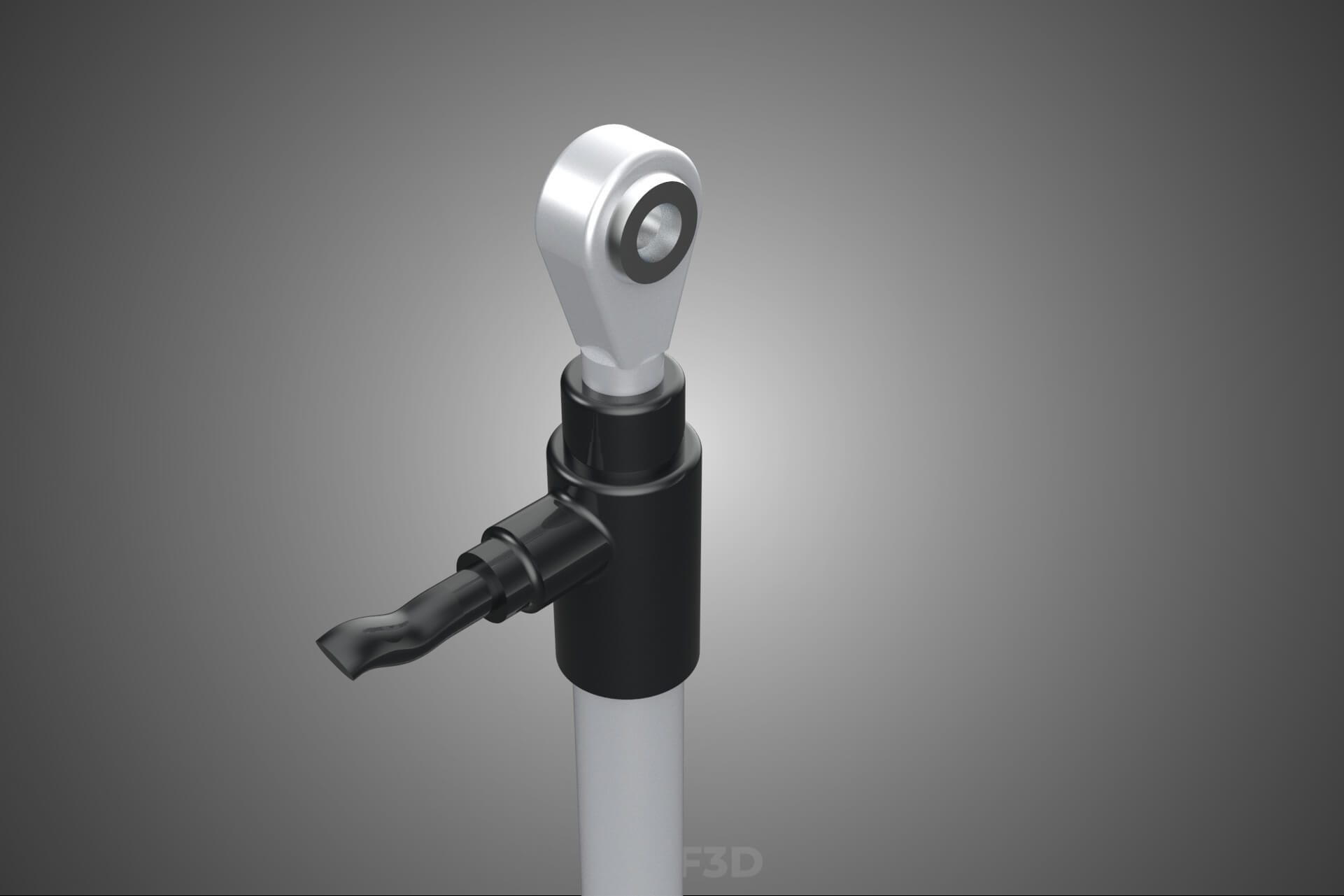 Linear Motion Position Sensor Transducer Potentiometer Track 3D Model