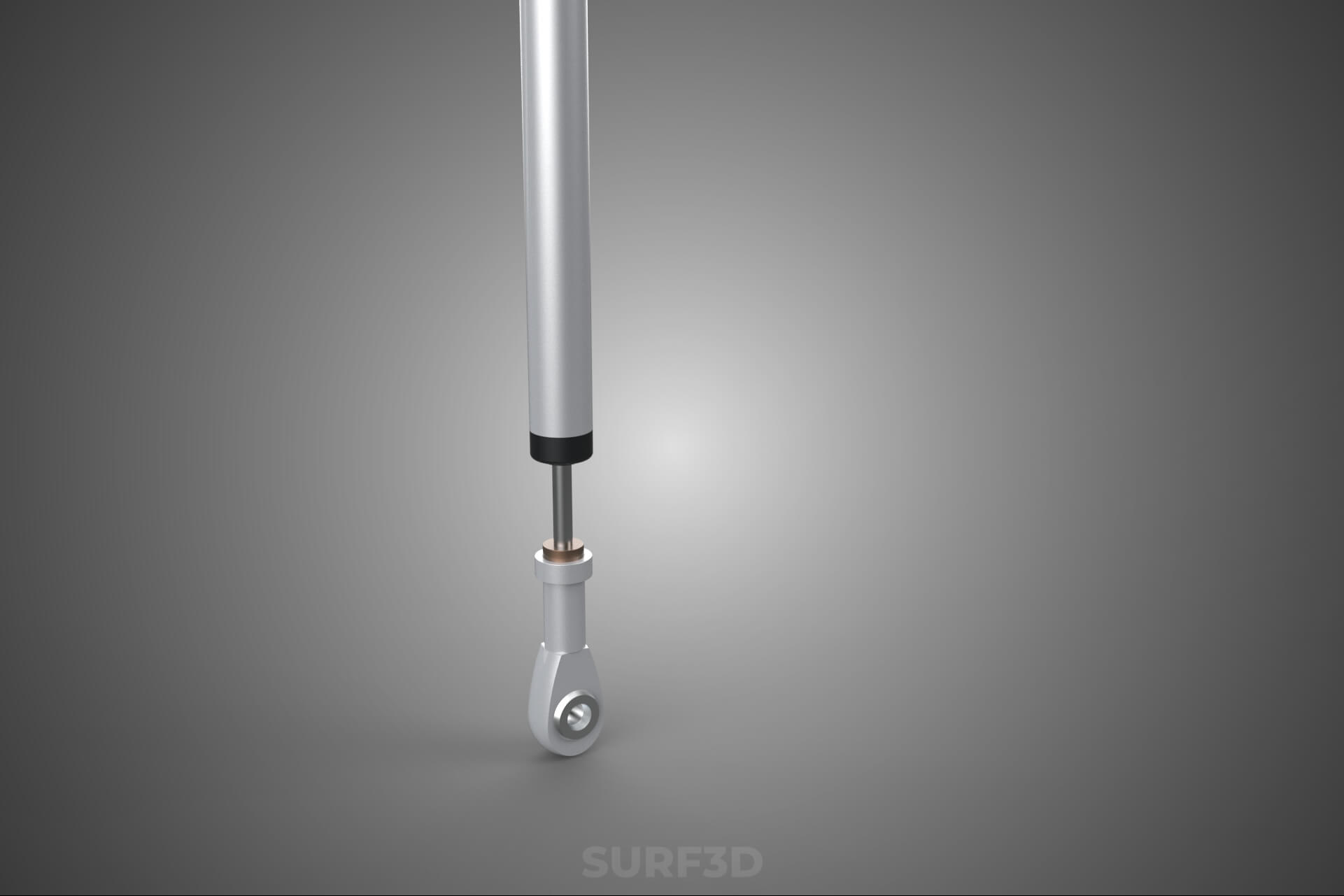 Linear Motion Position Sensor Transducer Potentiometer Track 3D Model